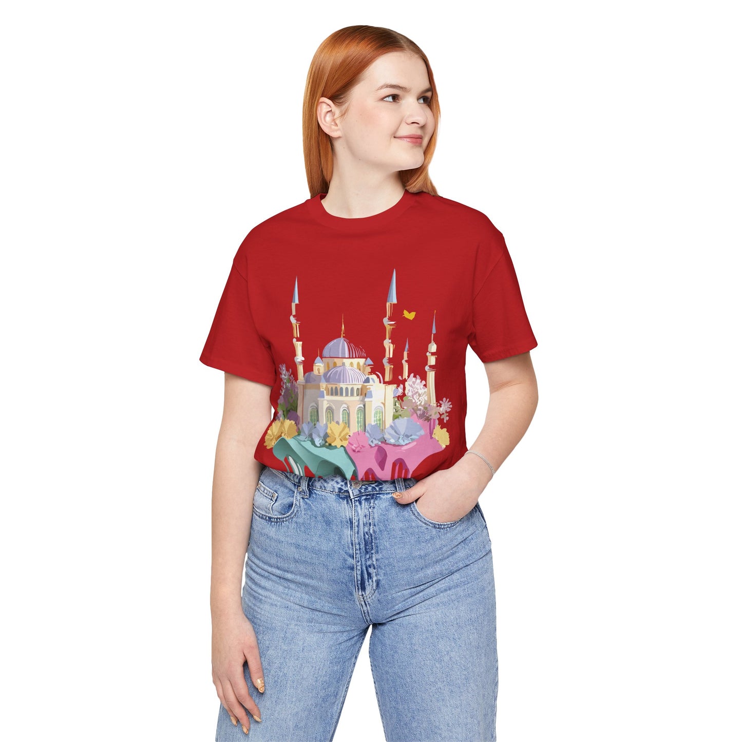 Natural Cotton Tee Shirt - Istanbul, Turkey Printify