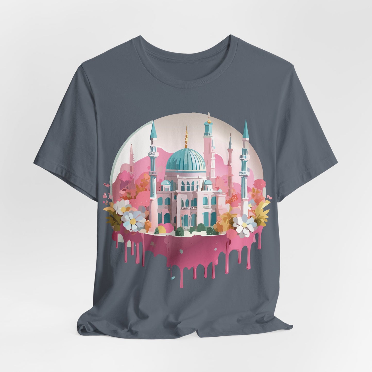 Natural Cotton Tee Shirt - Istanbul, Turkey Printify