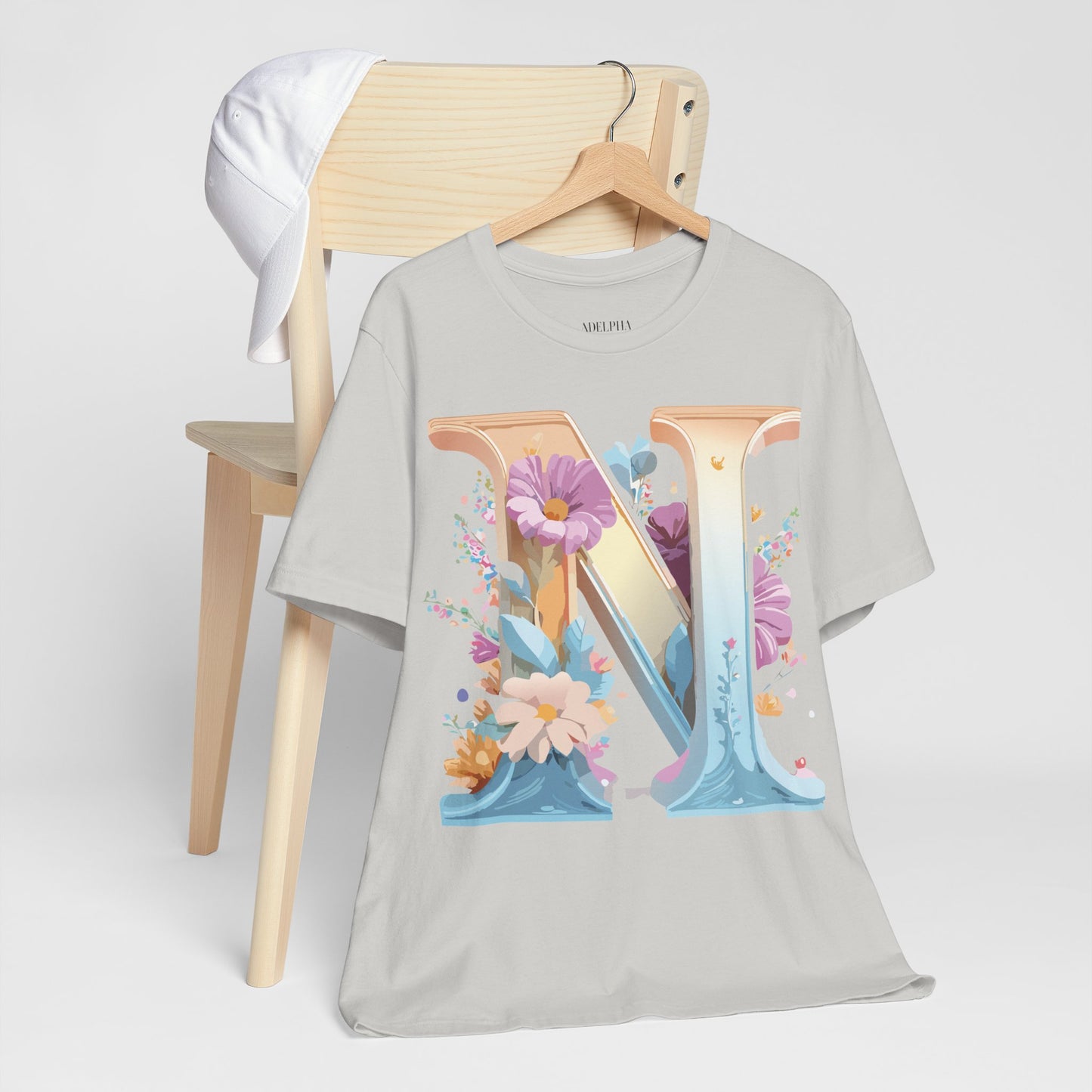 Letter Shirt, Letter N Shirt - ADELPHA