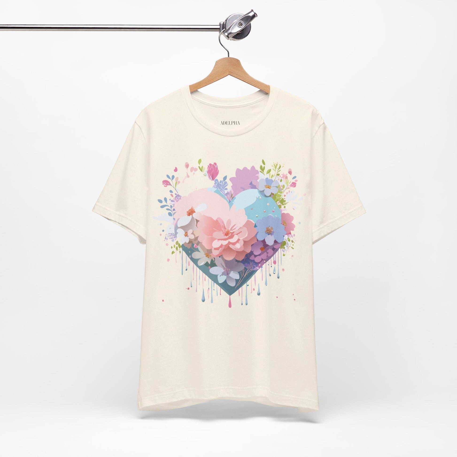 Natural Cotton Tee Shirt - Love story Collection Printify