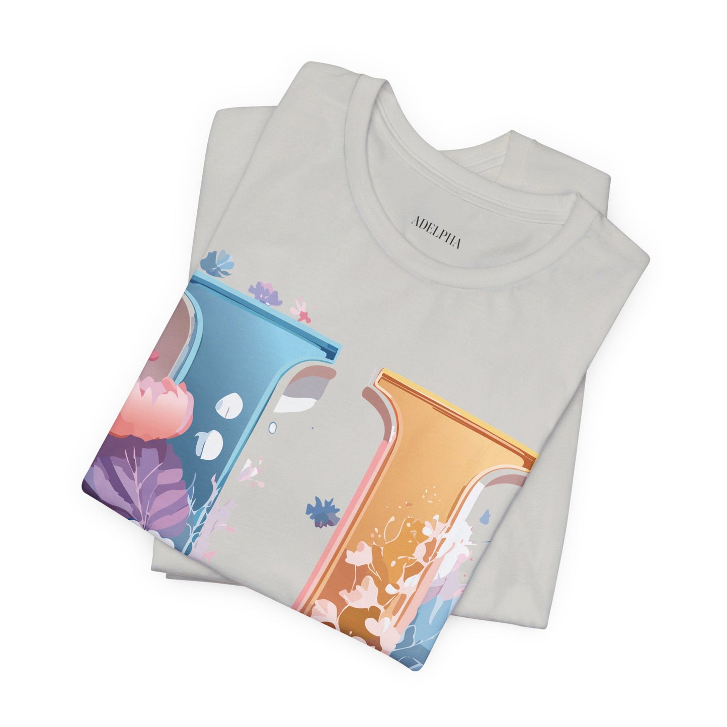 Natural Cotton Tee Shirt - Letters Collection - U Printify