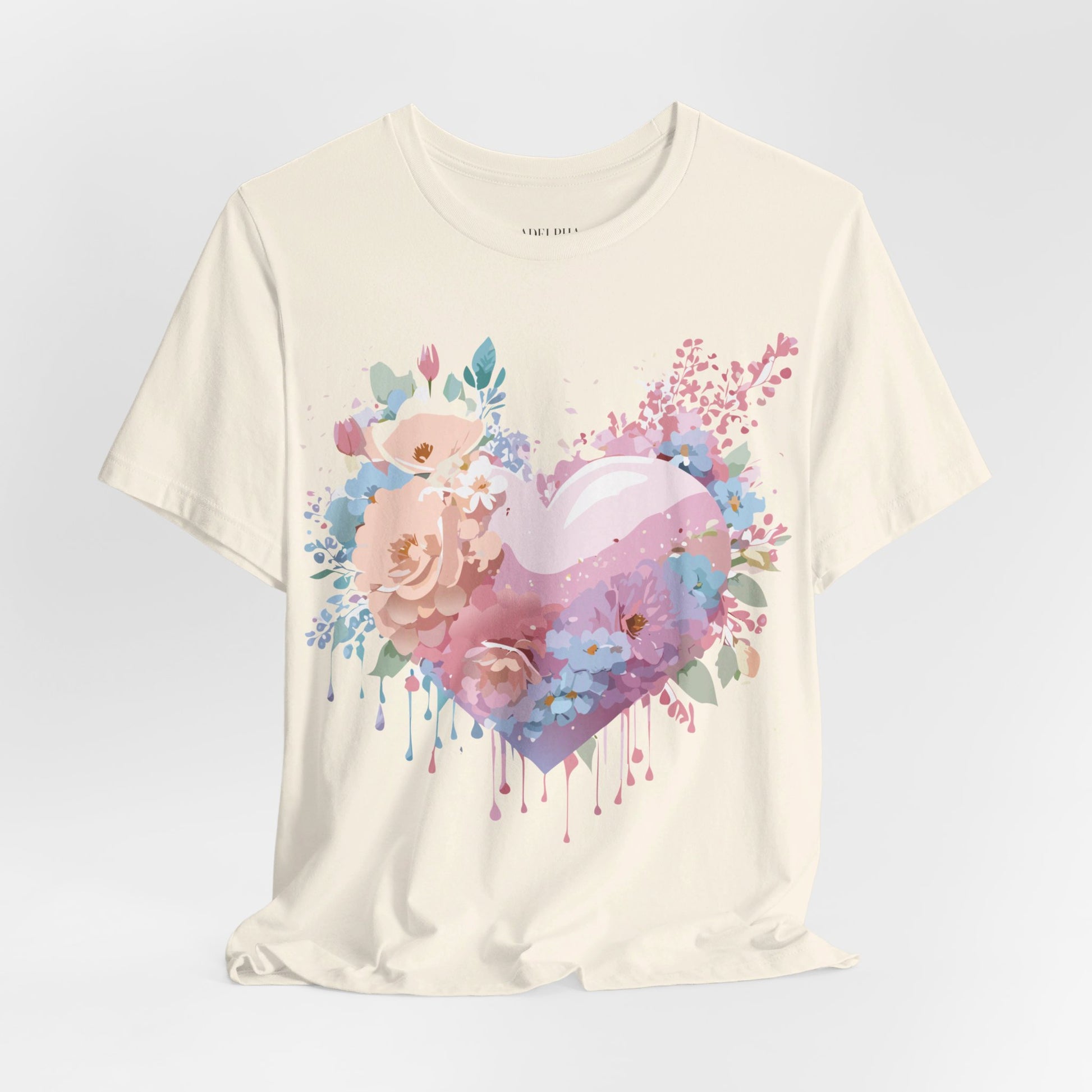 Natural Cotton Tee Shirt - Love story Collection Printify