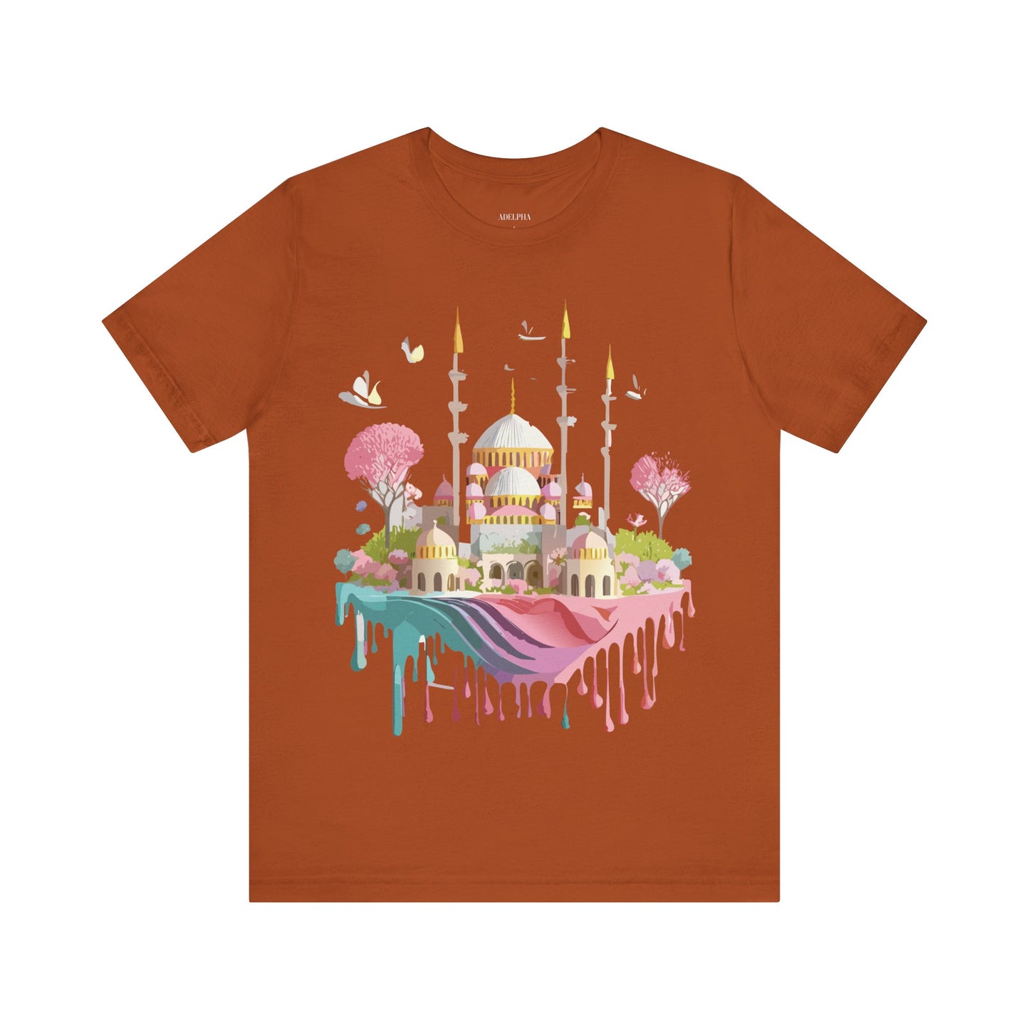 Natural Cotton Tee Shirt - Istanbul, Turkey Printify