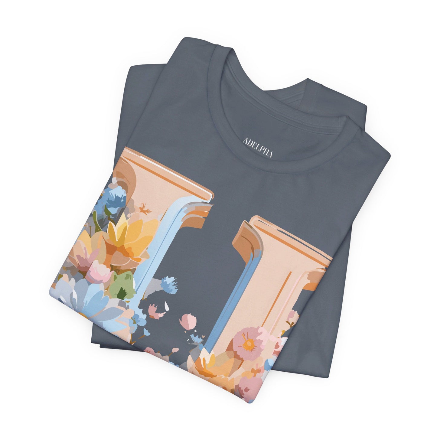 Natural Cotton Tee Shirt - Letters Collection - U Printify