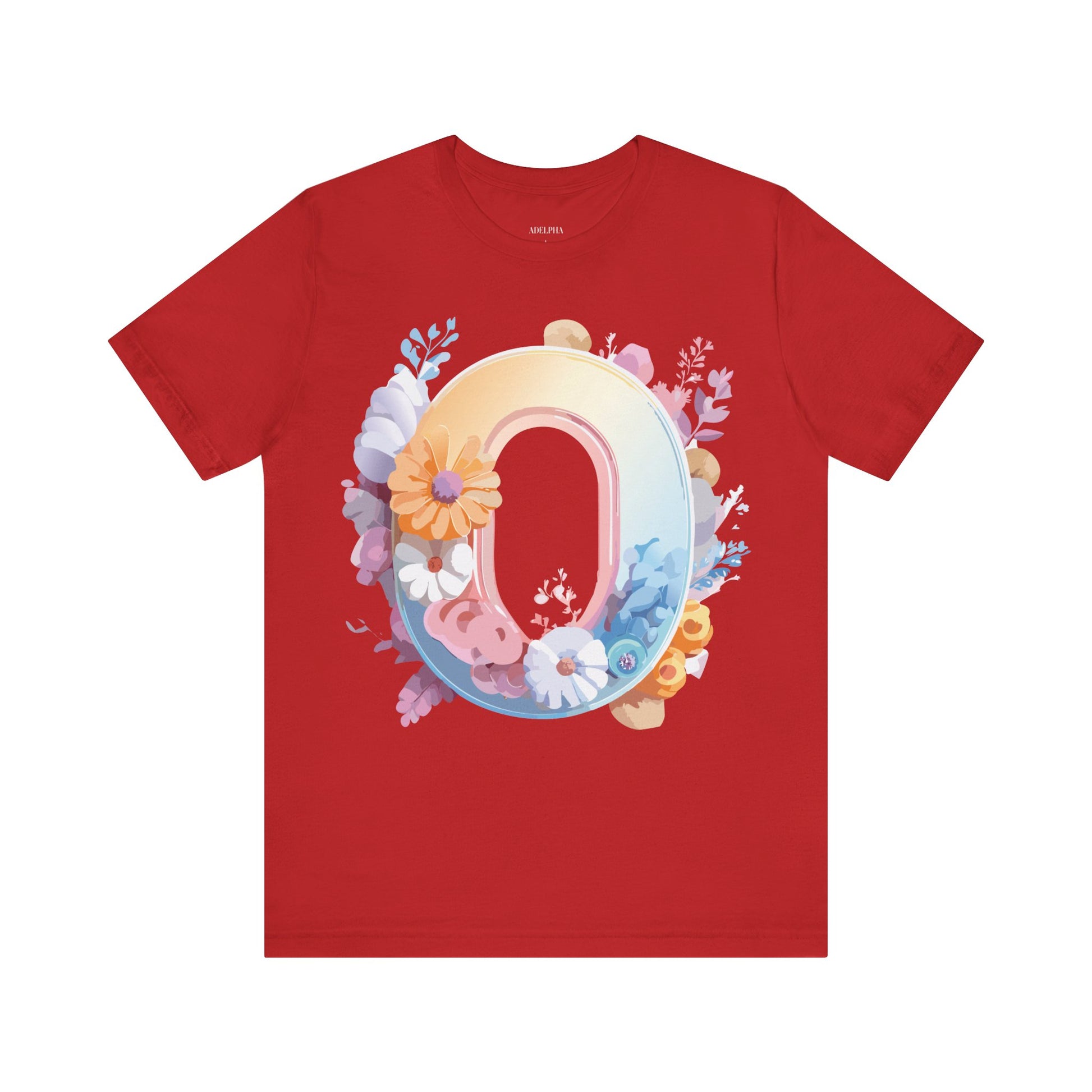 Natural Cotton Tee Shirt - Letters Collection - O Printify