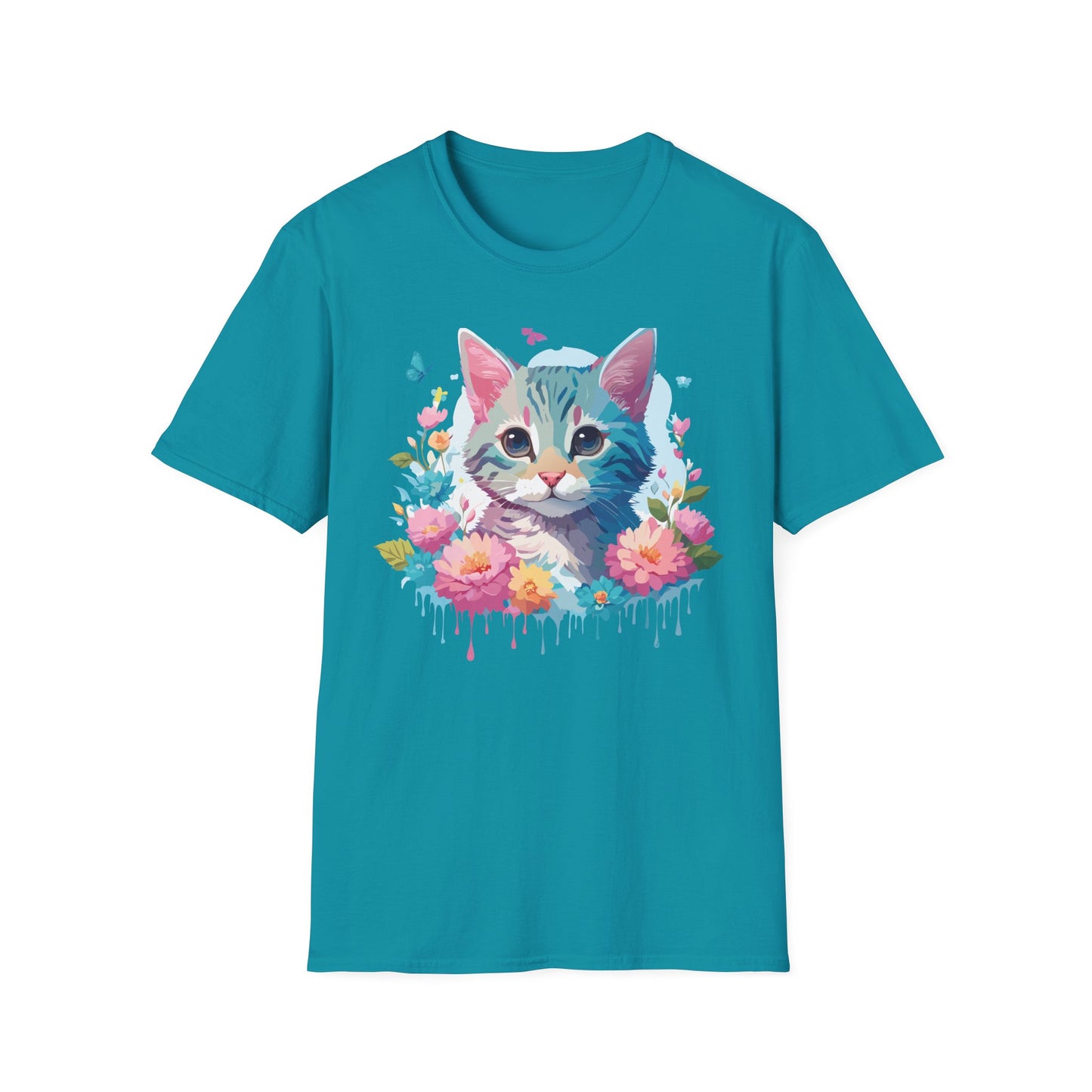 Cat Shirt, Shirt with Cat, Cats Tee, Kitten Tee
