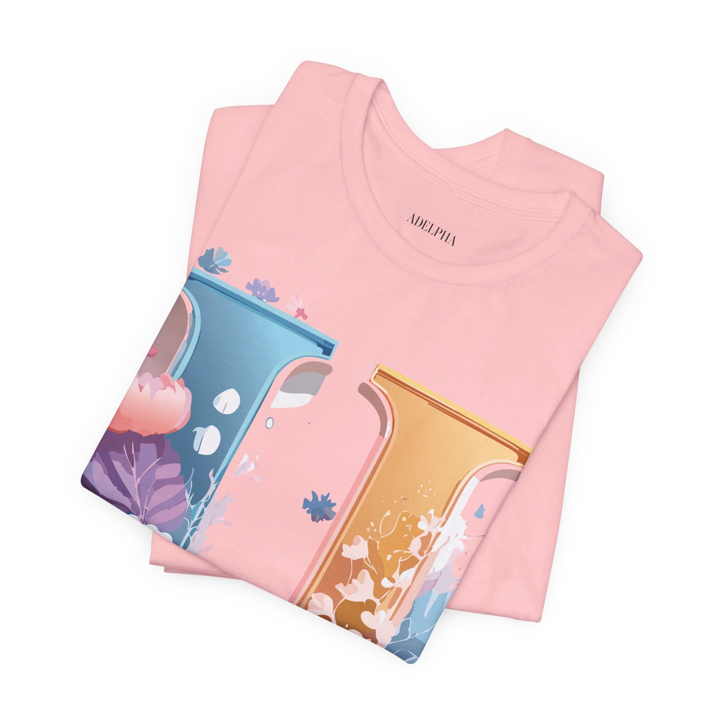 Natural Cotton Tee Shirt - Letters Collection - U Printify