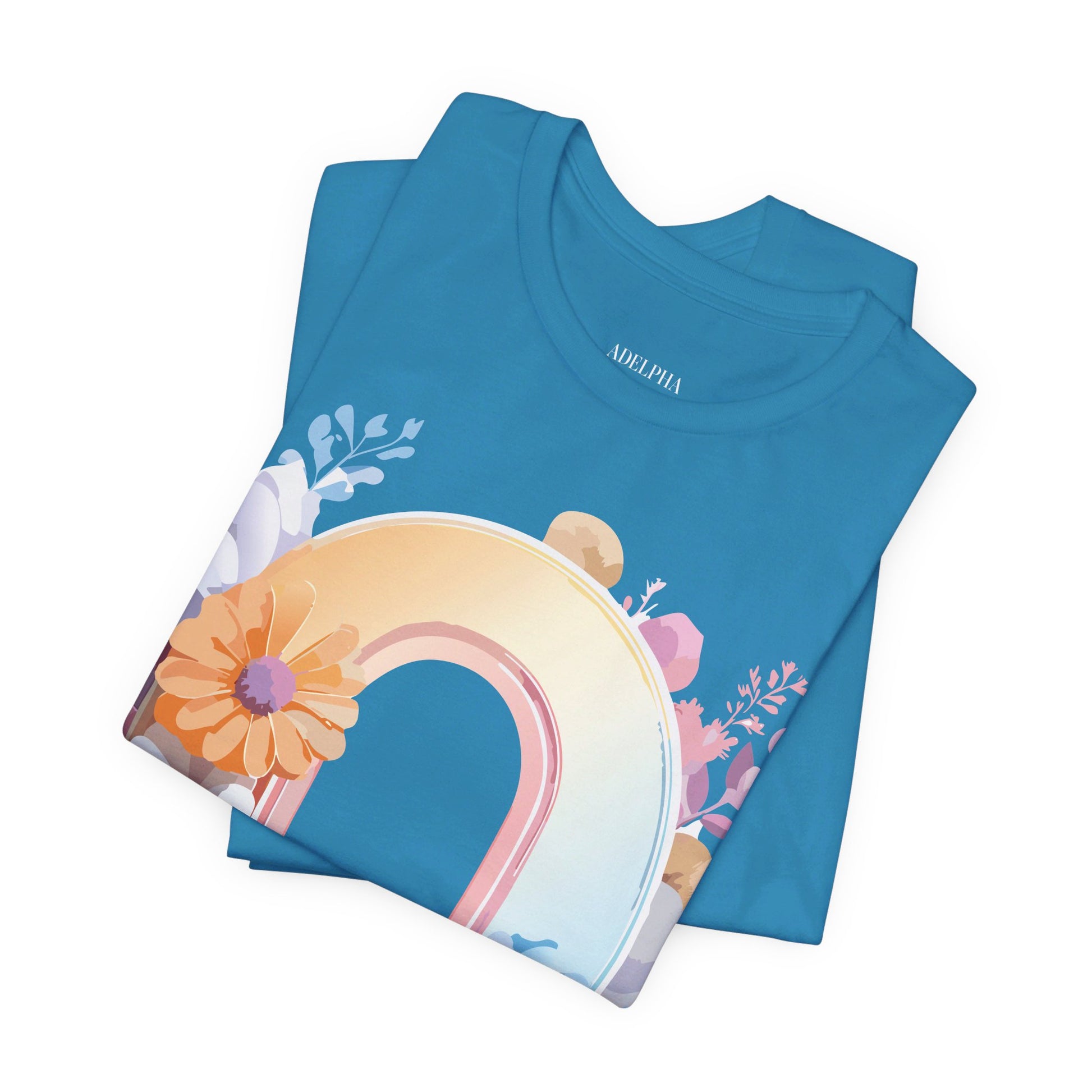 Natural Cotton Tee Shirt - Letters Collection - O Printify