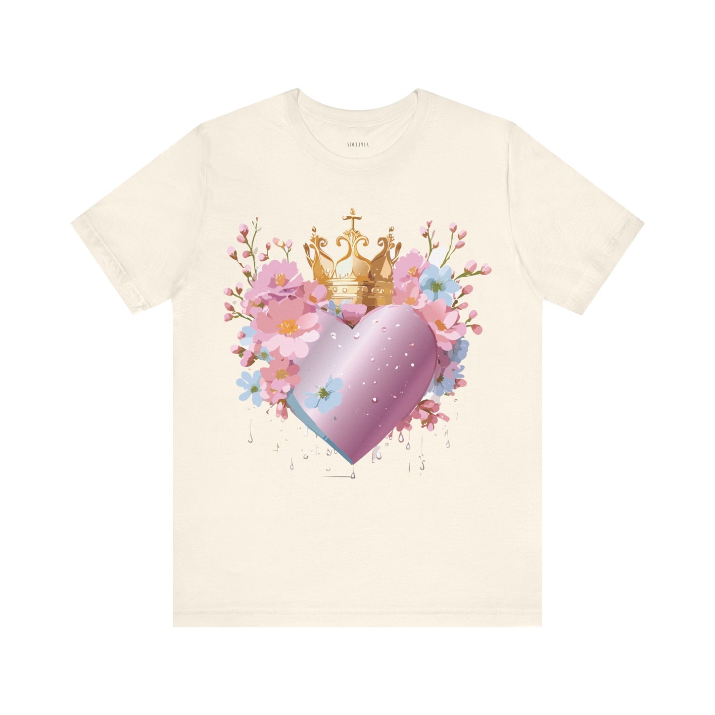 Natural Cotton Tee Shirt - Love story Collection Printify