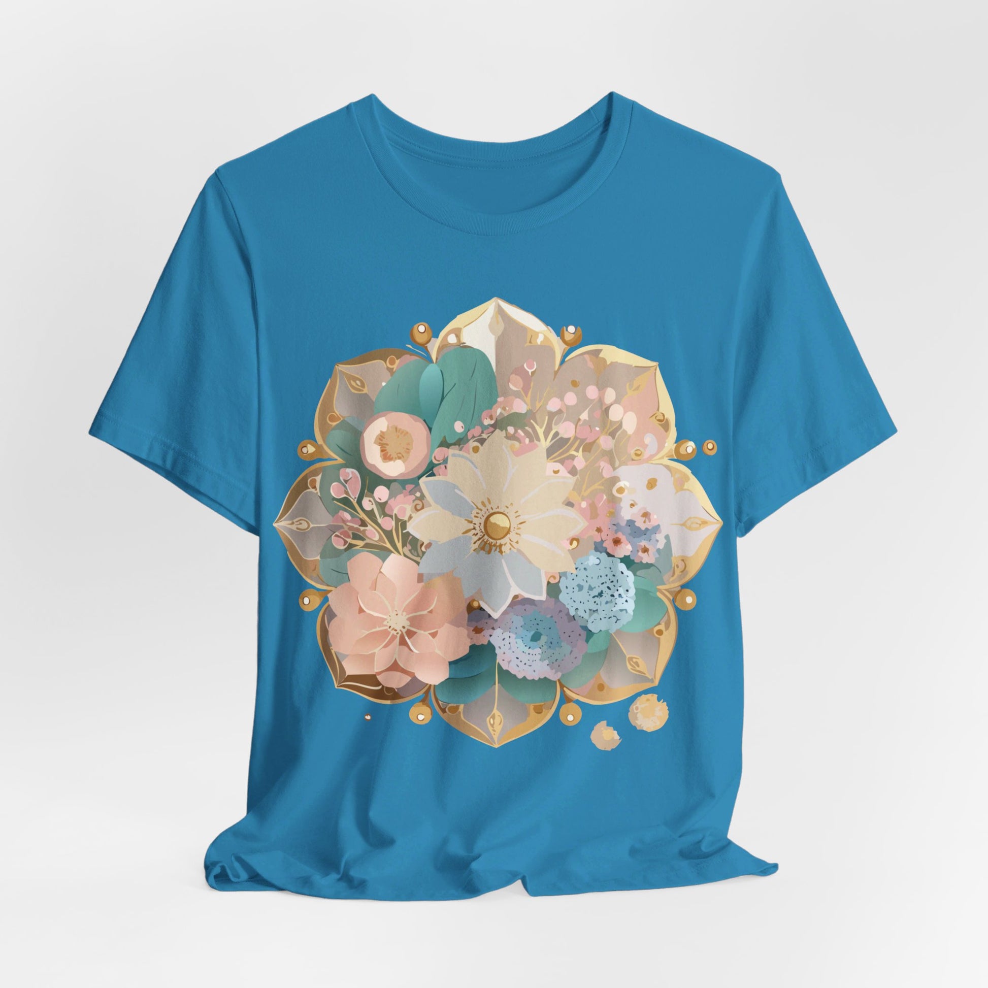 Natural Cotton Tee Shirt - Medallion Collection Printify