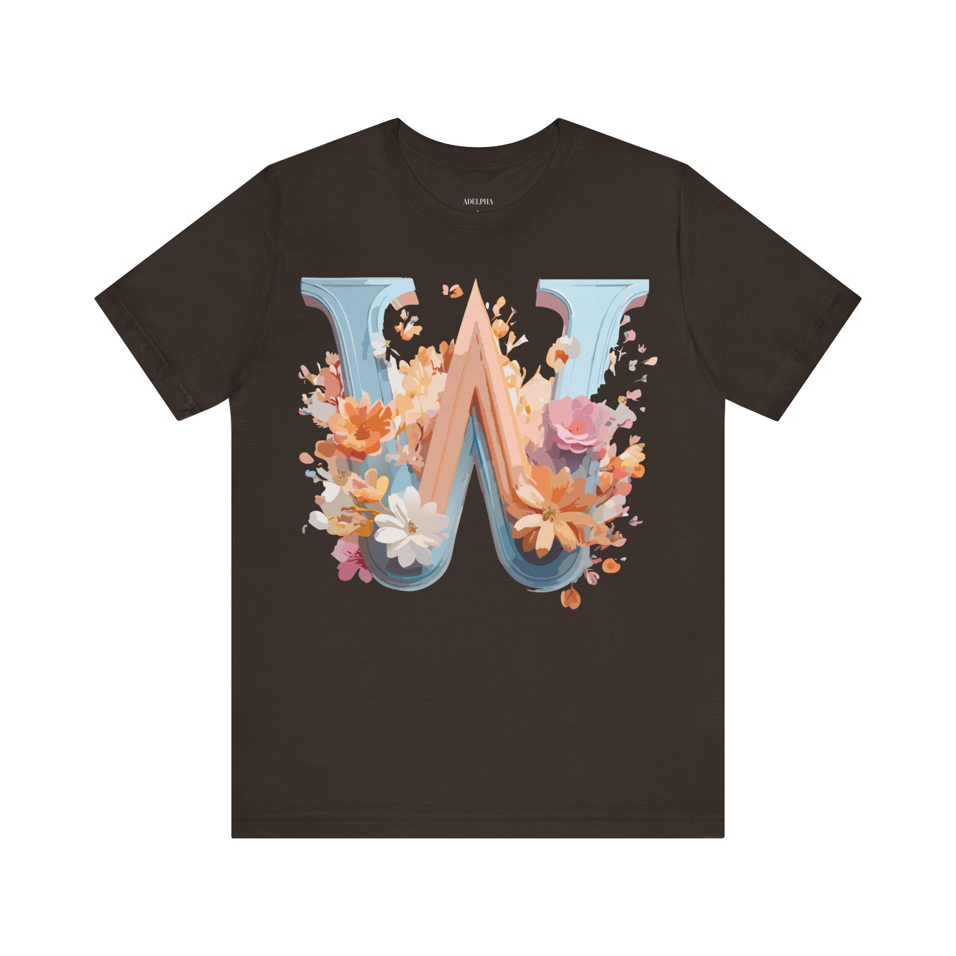 Natural Cotton Tee Shirt - Letters Collection - W Printify