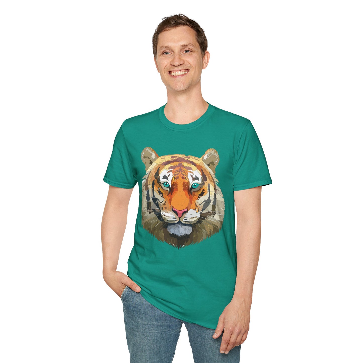 Tiger Shirt, Shirt with Tiger, Animal Tee, Shirt with Animals
