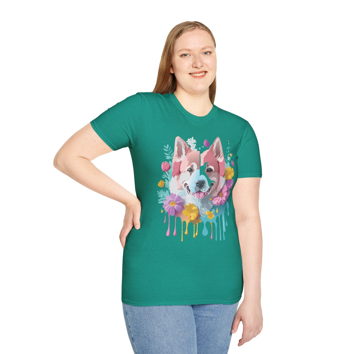 Dog Shirt, Shirt with Dog, Animal Tee, Shirt with Animals