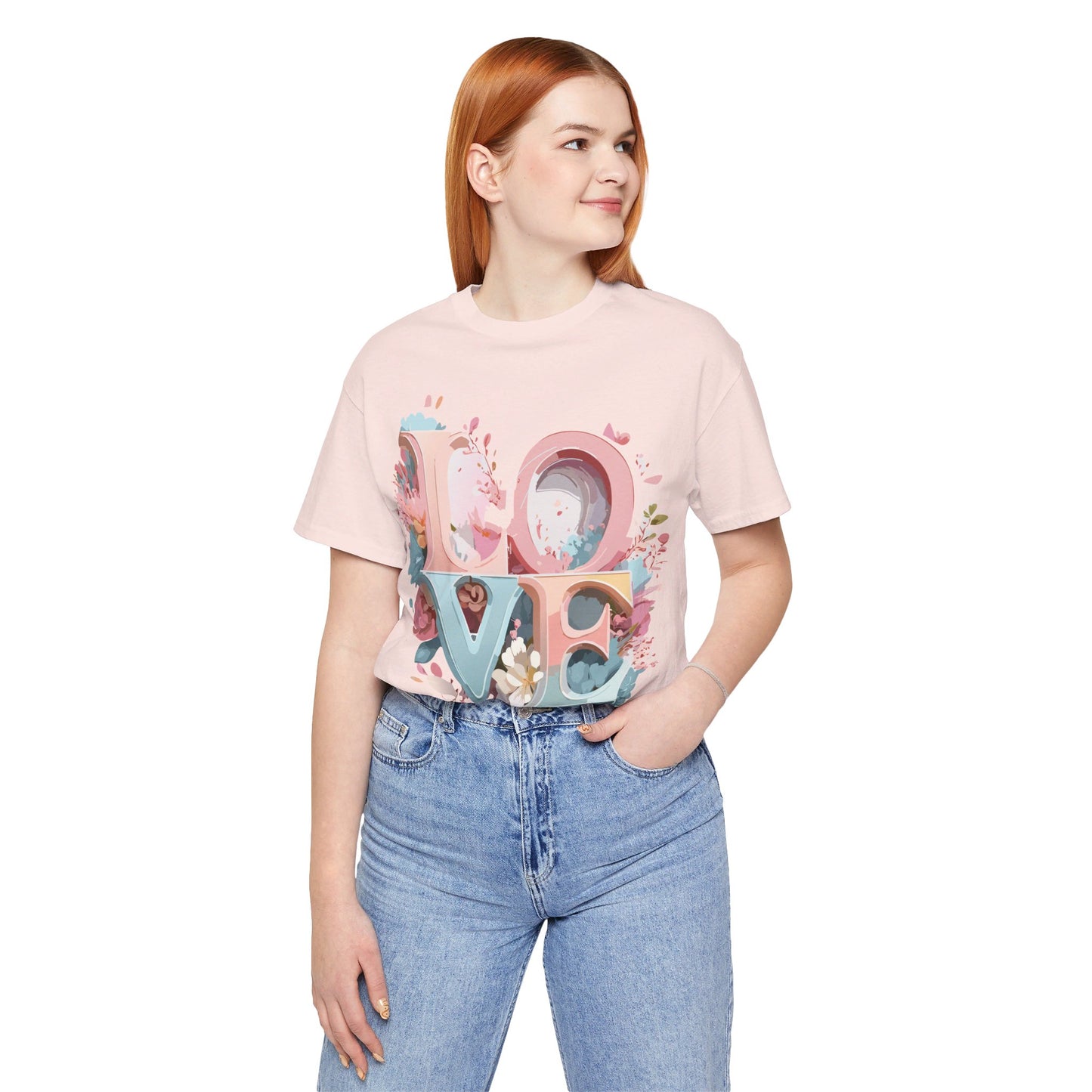 Natural Cotton Tee Shirt - Love story Collection Printify