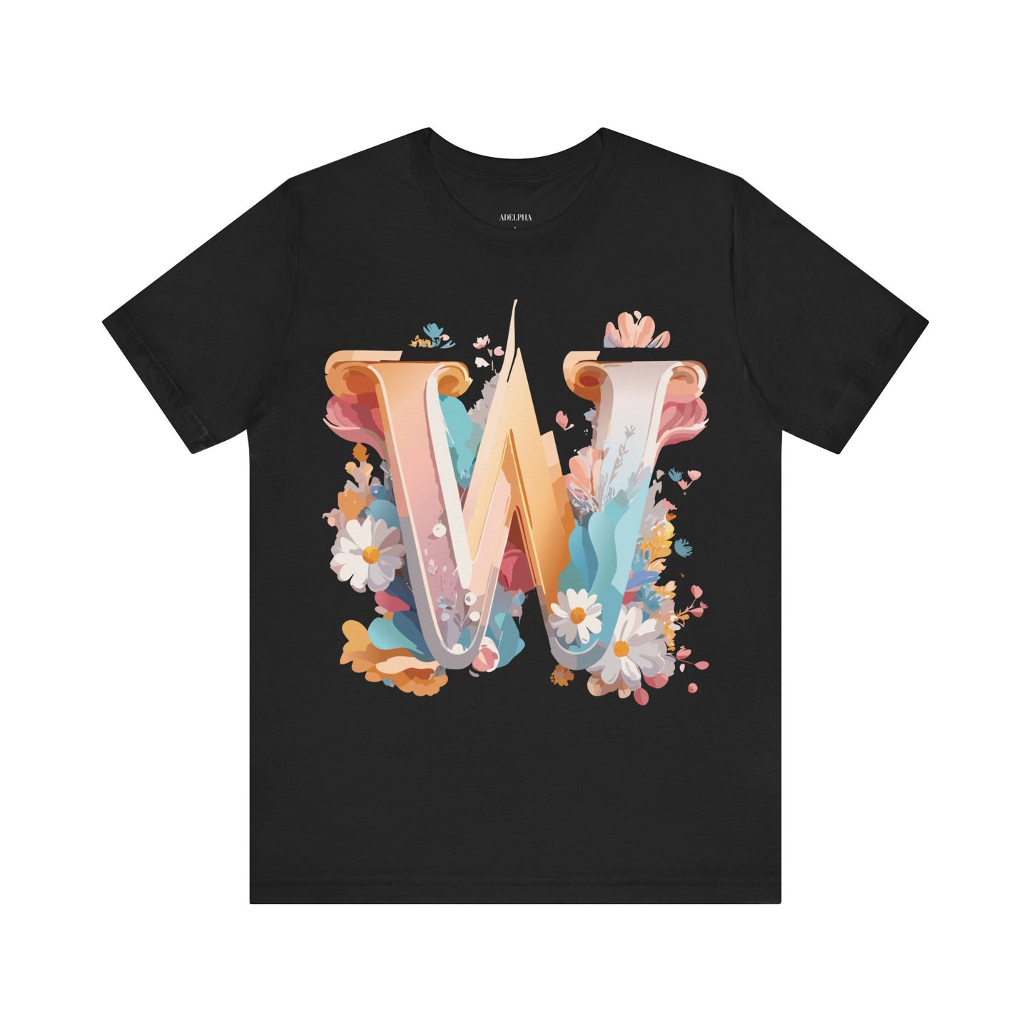 Natural Cotton Tee Shirt - Letters Collection - W Printify