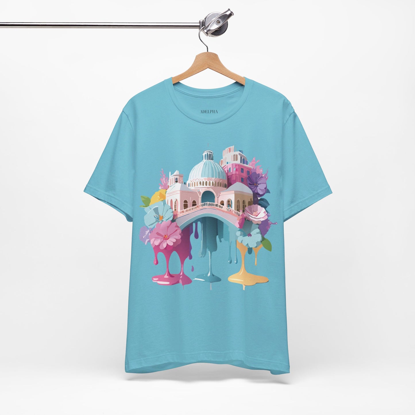 Natural Cotton Tee Shirt - Beautiful Places Collection - Venice Printify