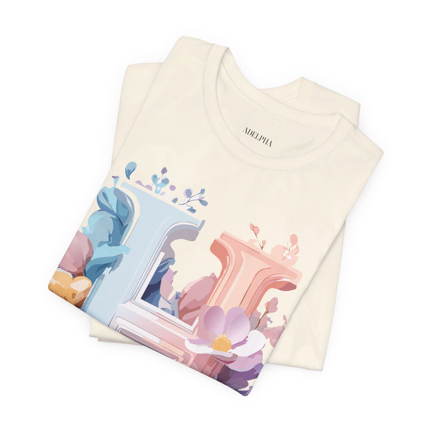Natural Cotton Tee Shirt - Letters Collection - H Printify