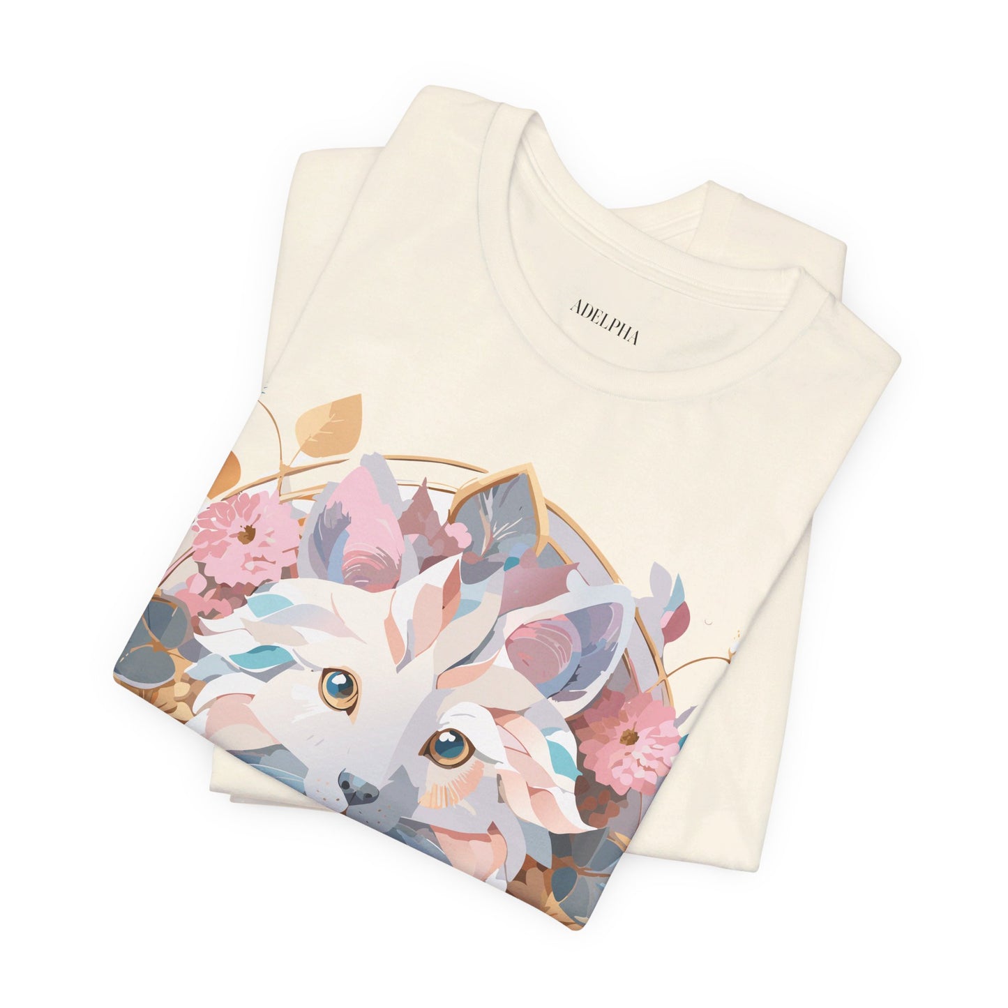 Natural Cotton Tee Shirt - Medallion Collection Printify