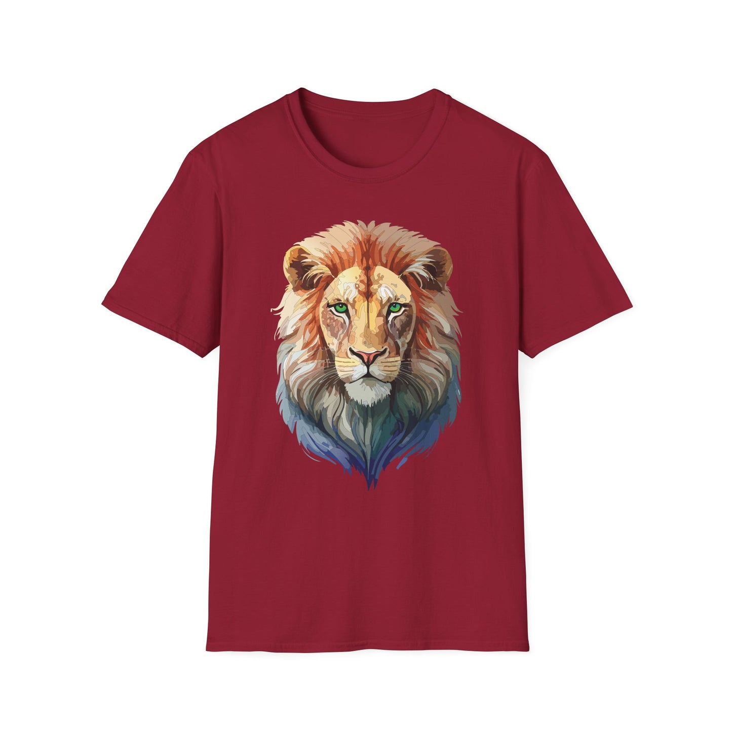 Lion Shirt, Shirt with Lion, Floral Lion Tee, Shirt with Animals