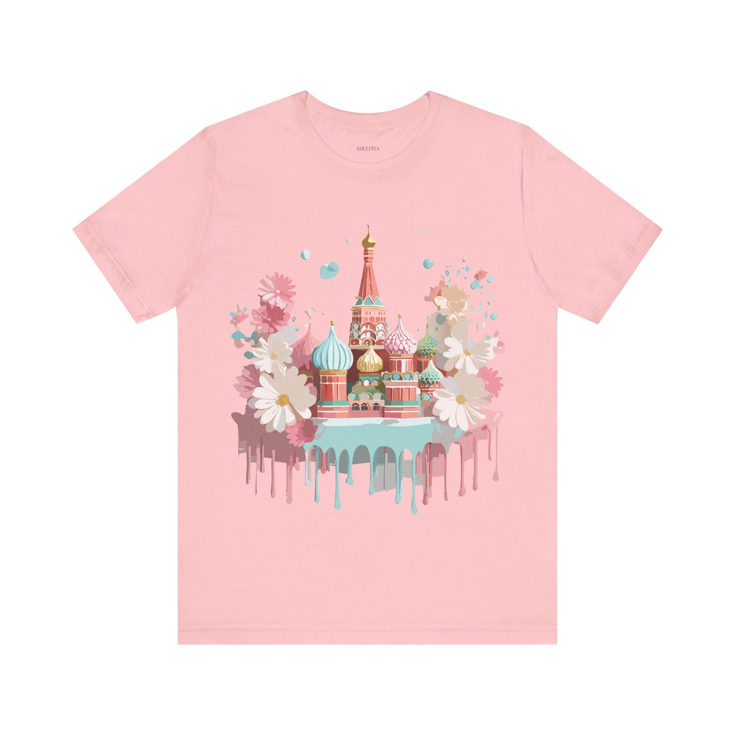 Natural Cotton Tee Shirt - Beautiful Places Collection - Moscow Printify