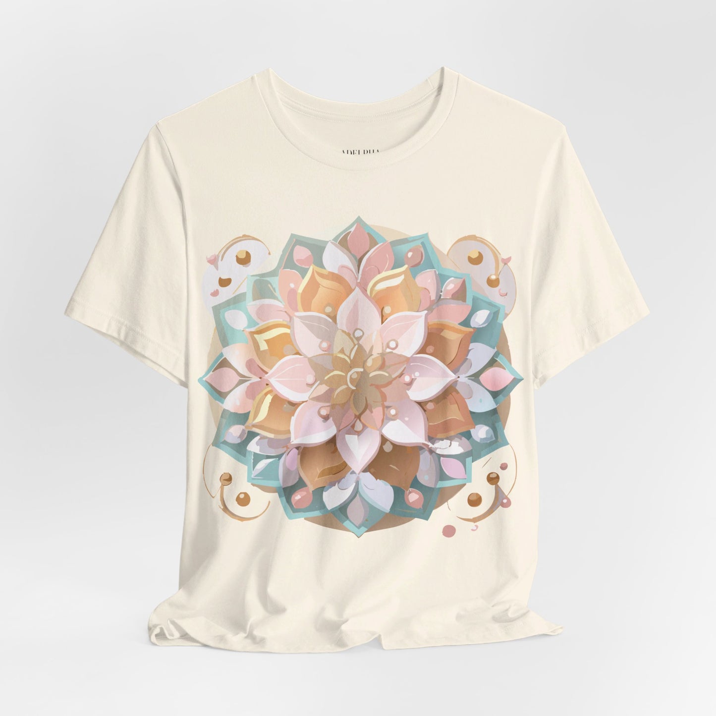 Natural Cotton Tee Shirt - Medallion Collection Printify