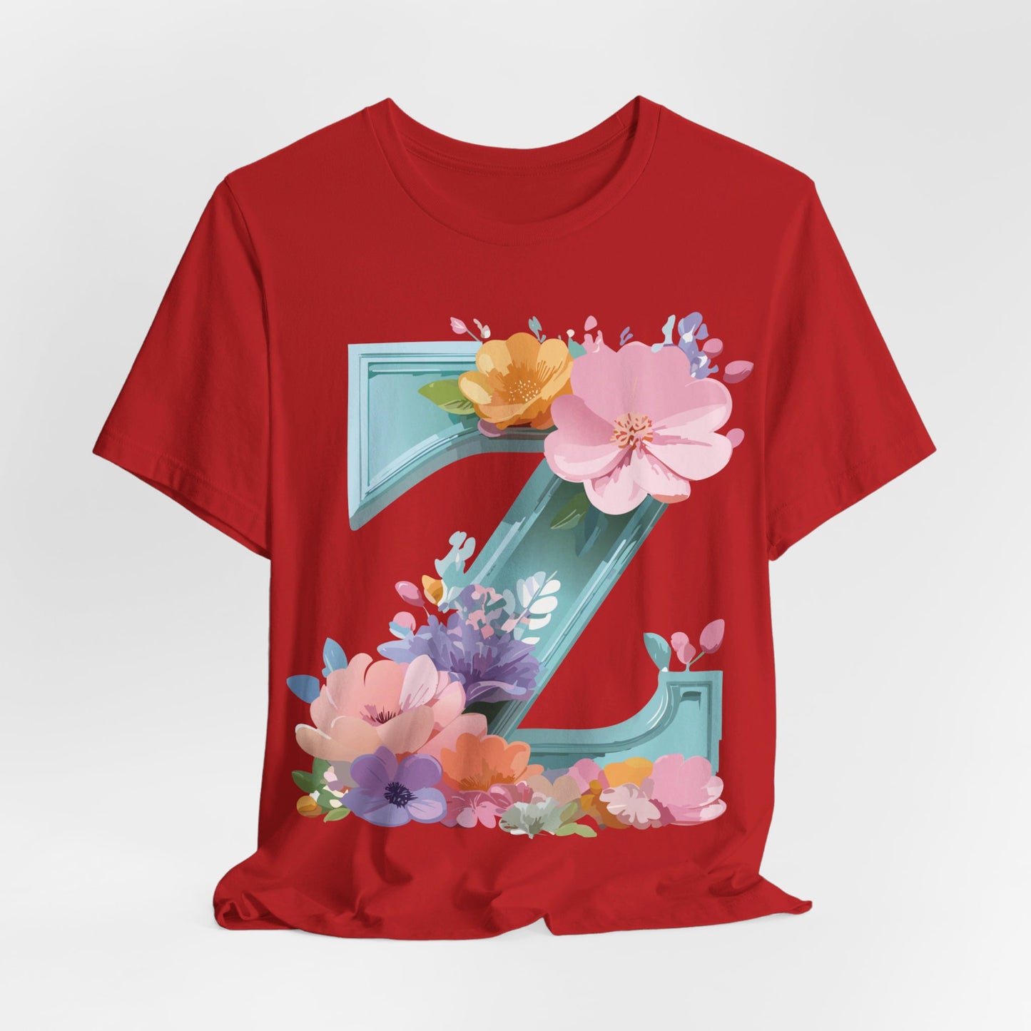 Natural Cotton Tee Shirt - Letters Collection - Z Printify