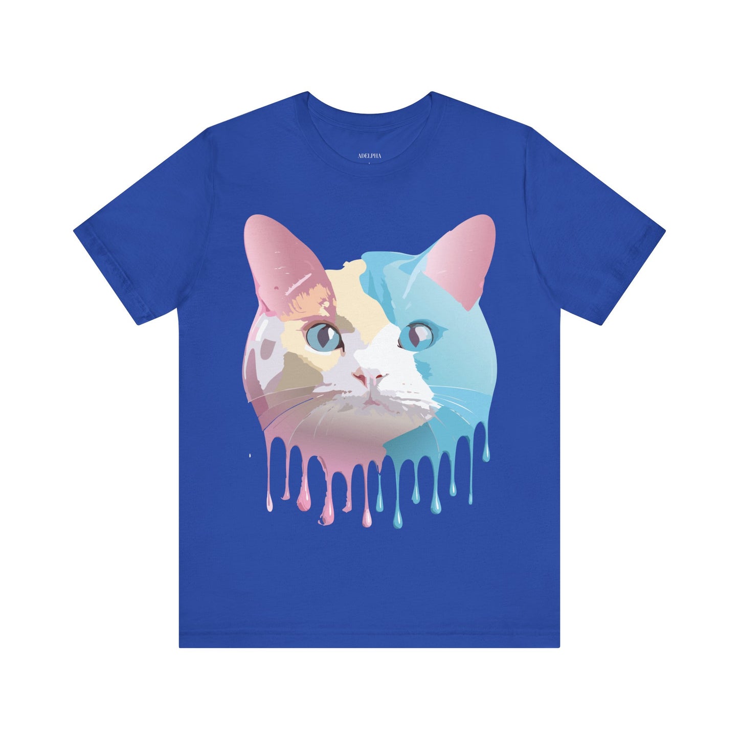 Natural Cotton Tee Shirt with Cat Printify