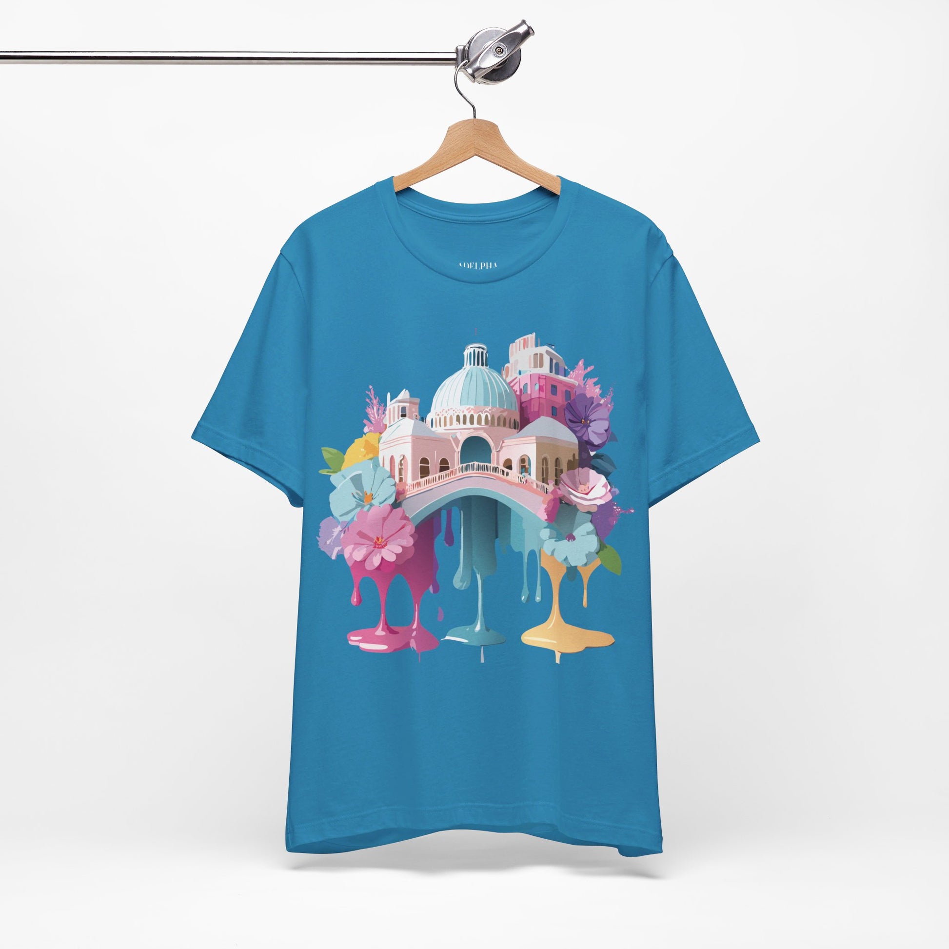 Natural Cotton Tee Shirt - Beautiful Places Collection - Venice Printify