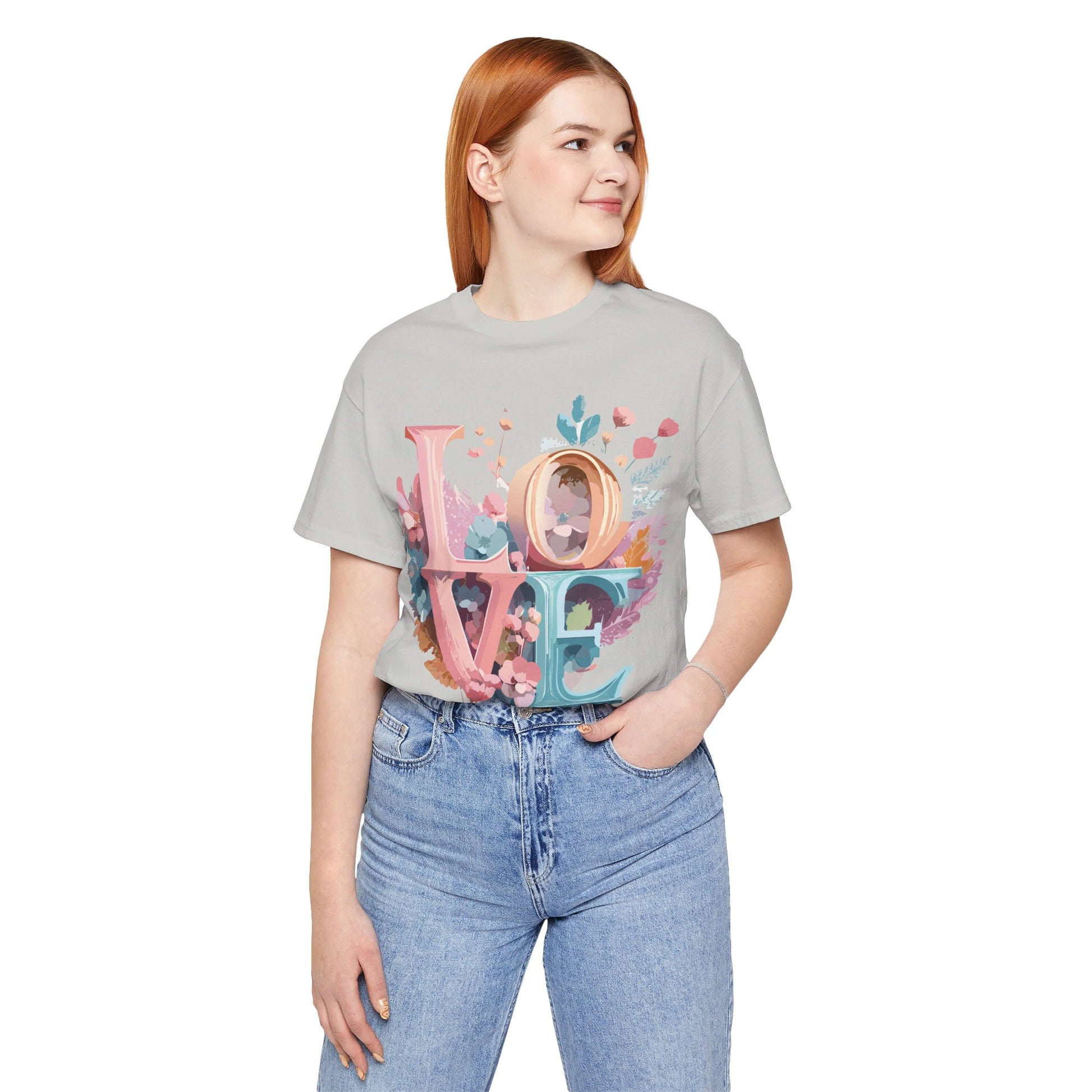 Natural Cotton Tee Shirt - Love story Collection Printify