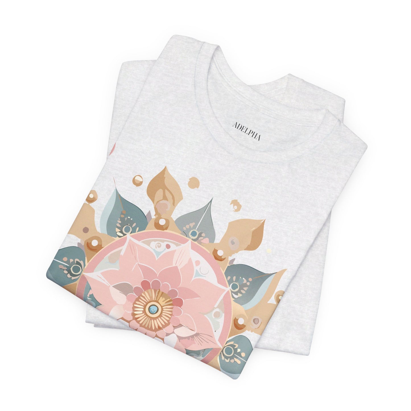 Natural Cotton Tee Shirt - Medallion Collection Printify