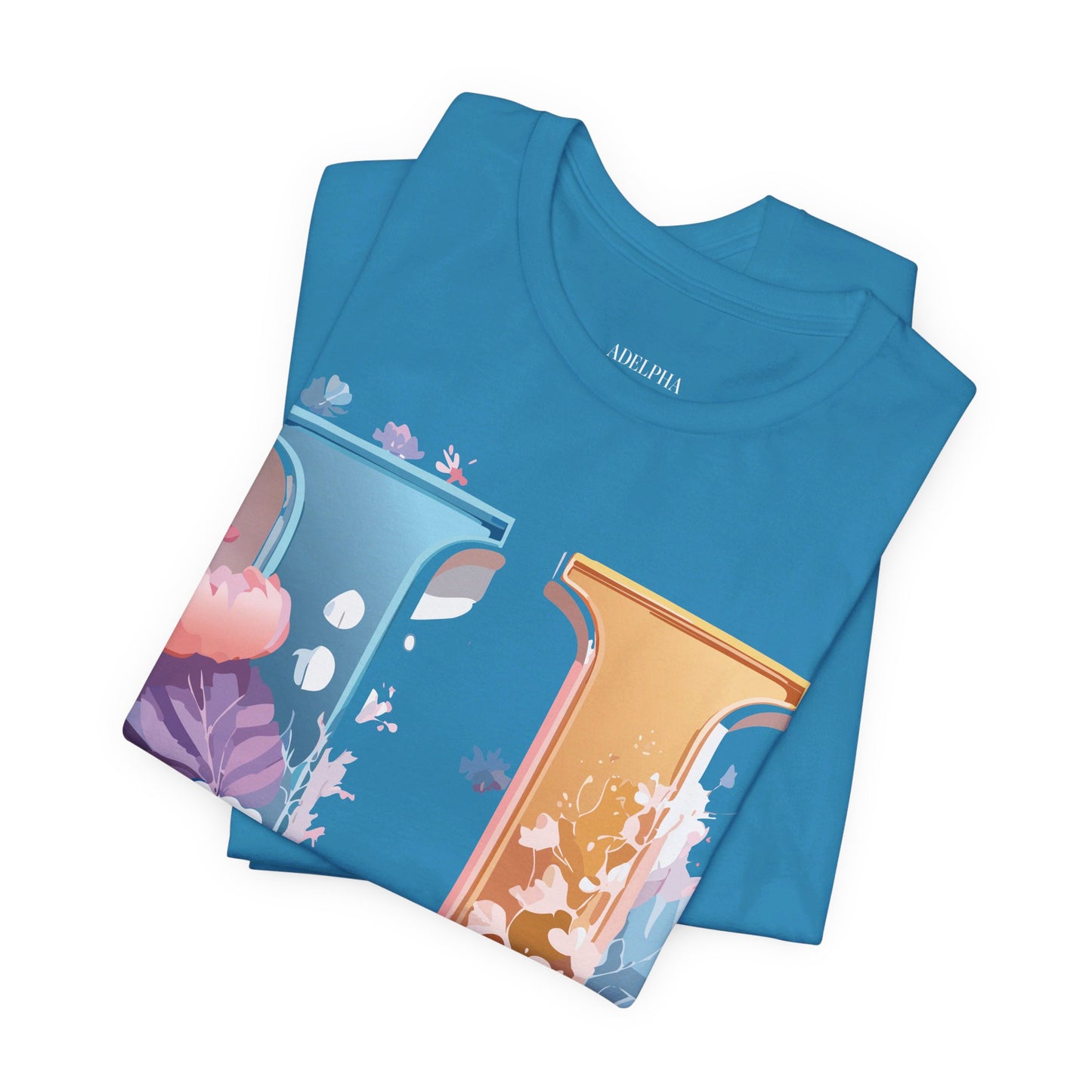 Natural Cotton Tee Shirt - Letters Collection - U Printify