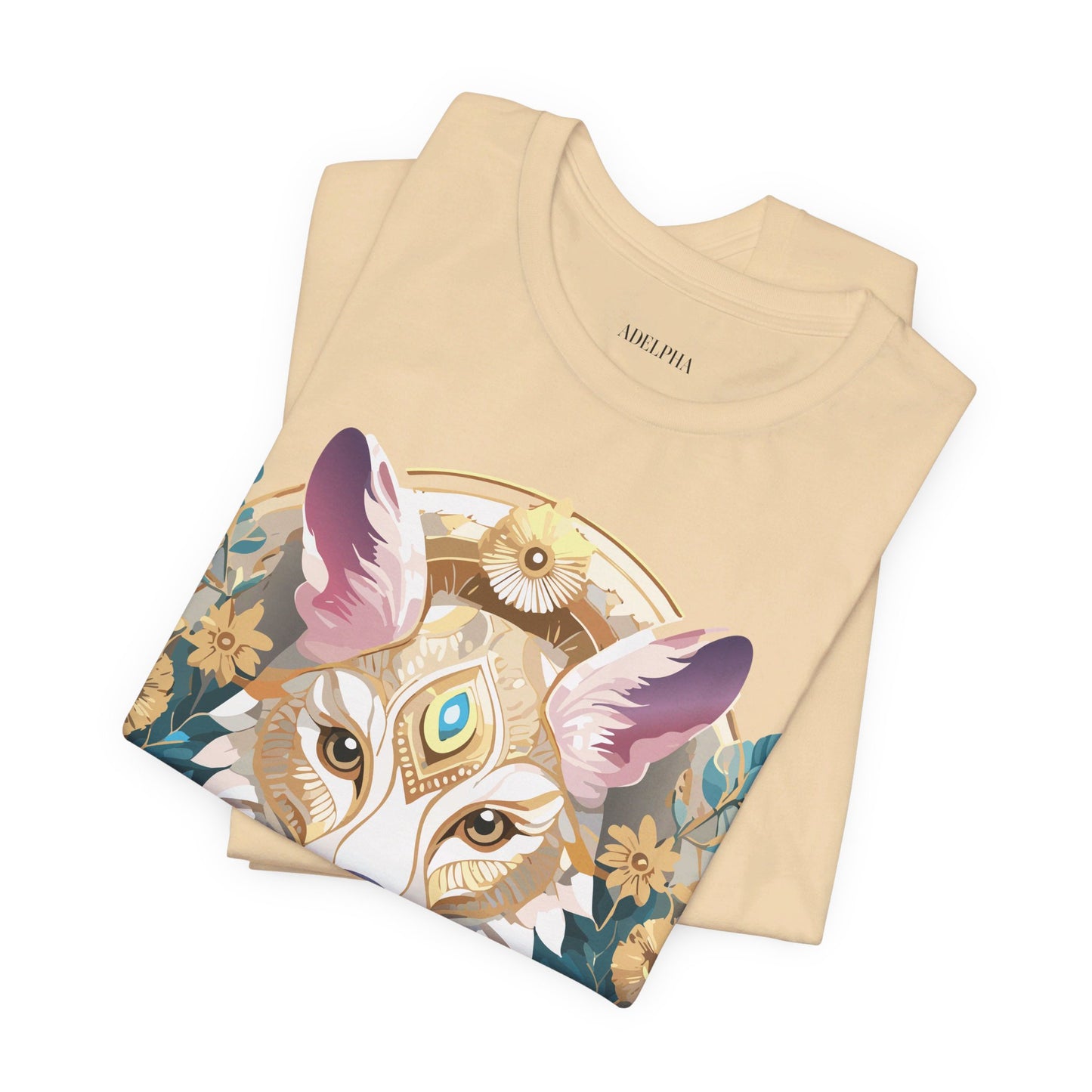 Natural Cotton Tee Shirt - Medallion Collection Printify