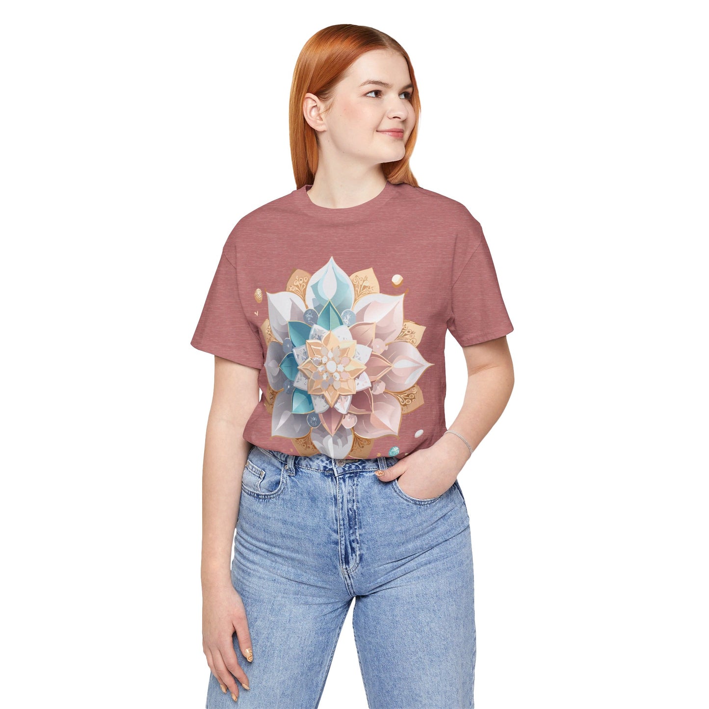Natural Cotton Tee Shirt - Medallion Collection Printify