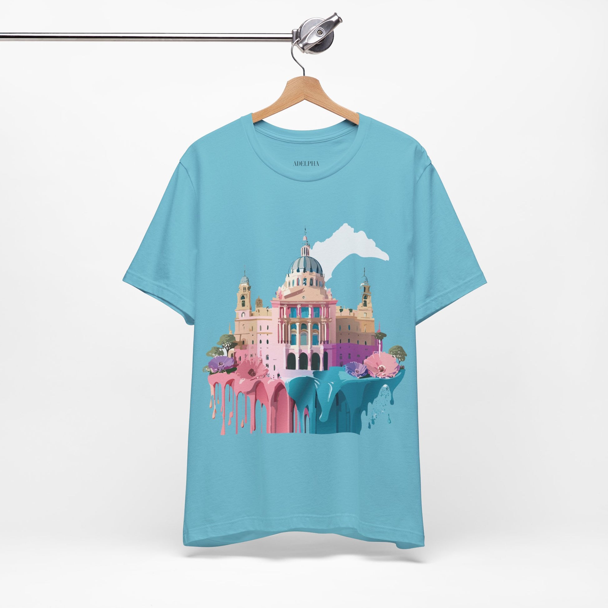 Natural Cotton Tee Shirt - Beautiful Places Collection - Madrid Printify