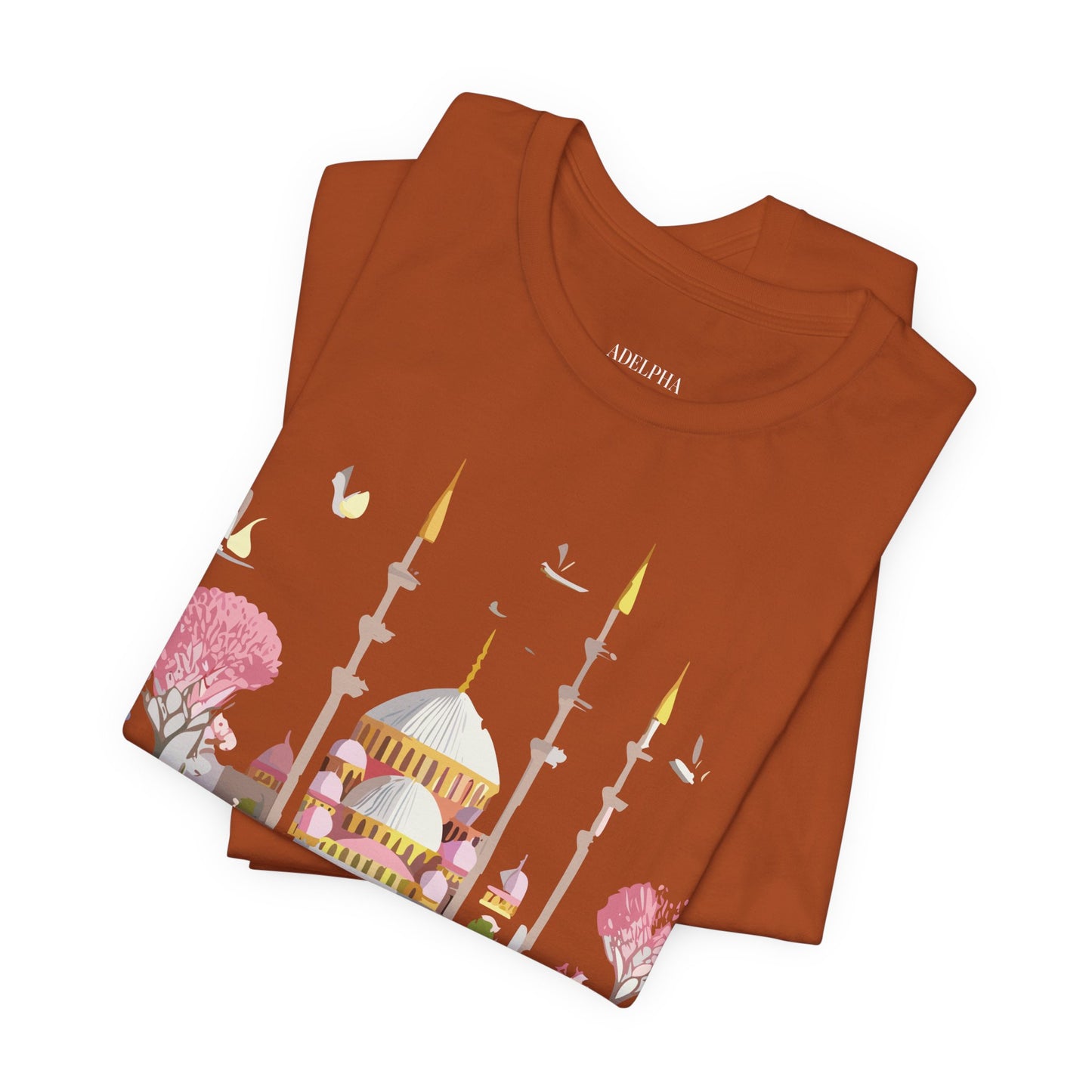 Natural Cotton Tee Shirt - Istanbul, Turkey Printify