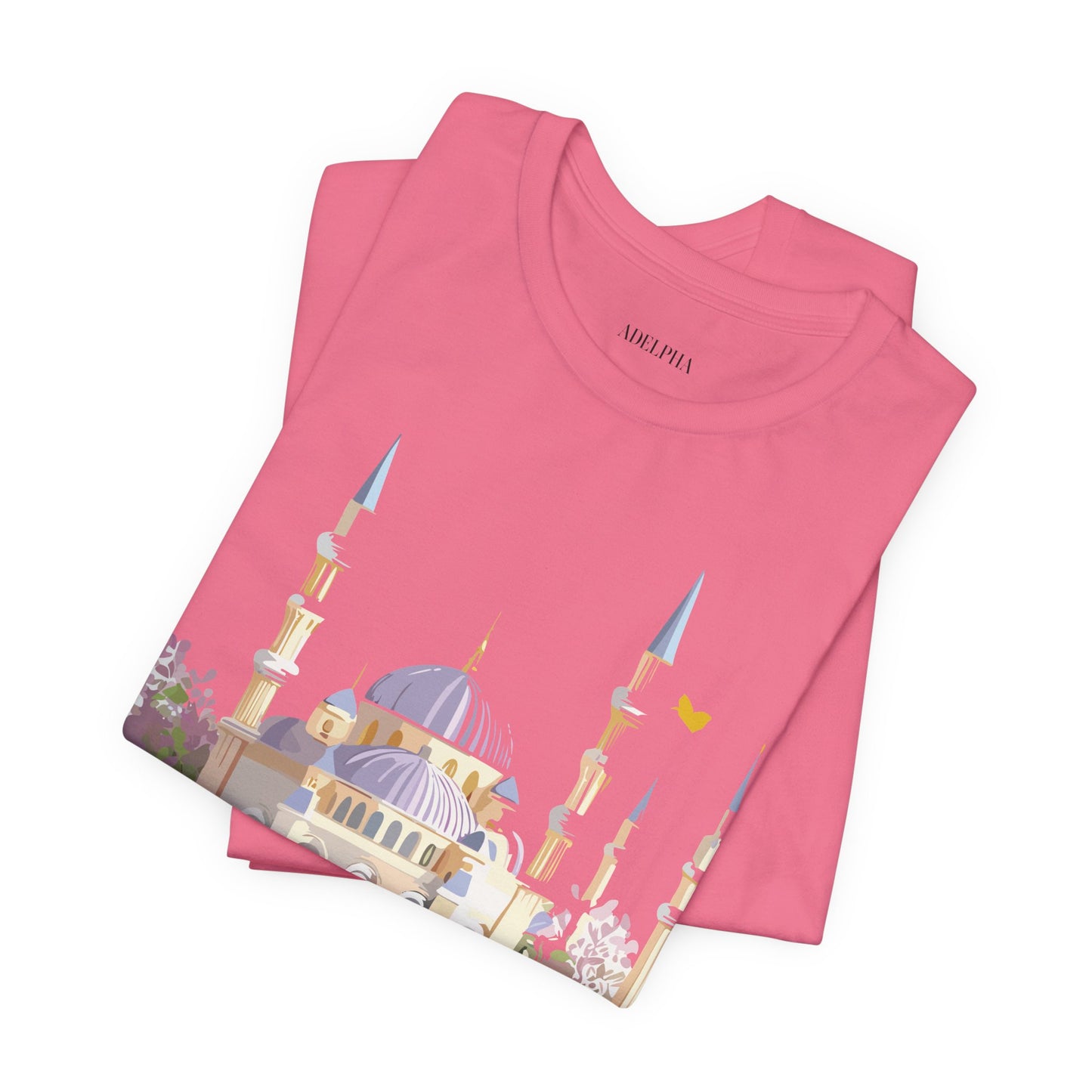 Natural Cotton Tee Shirt - Istanbul, Turkey Printify