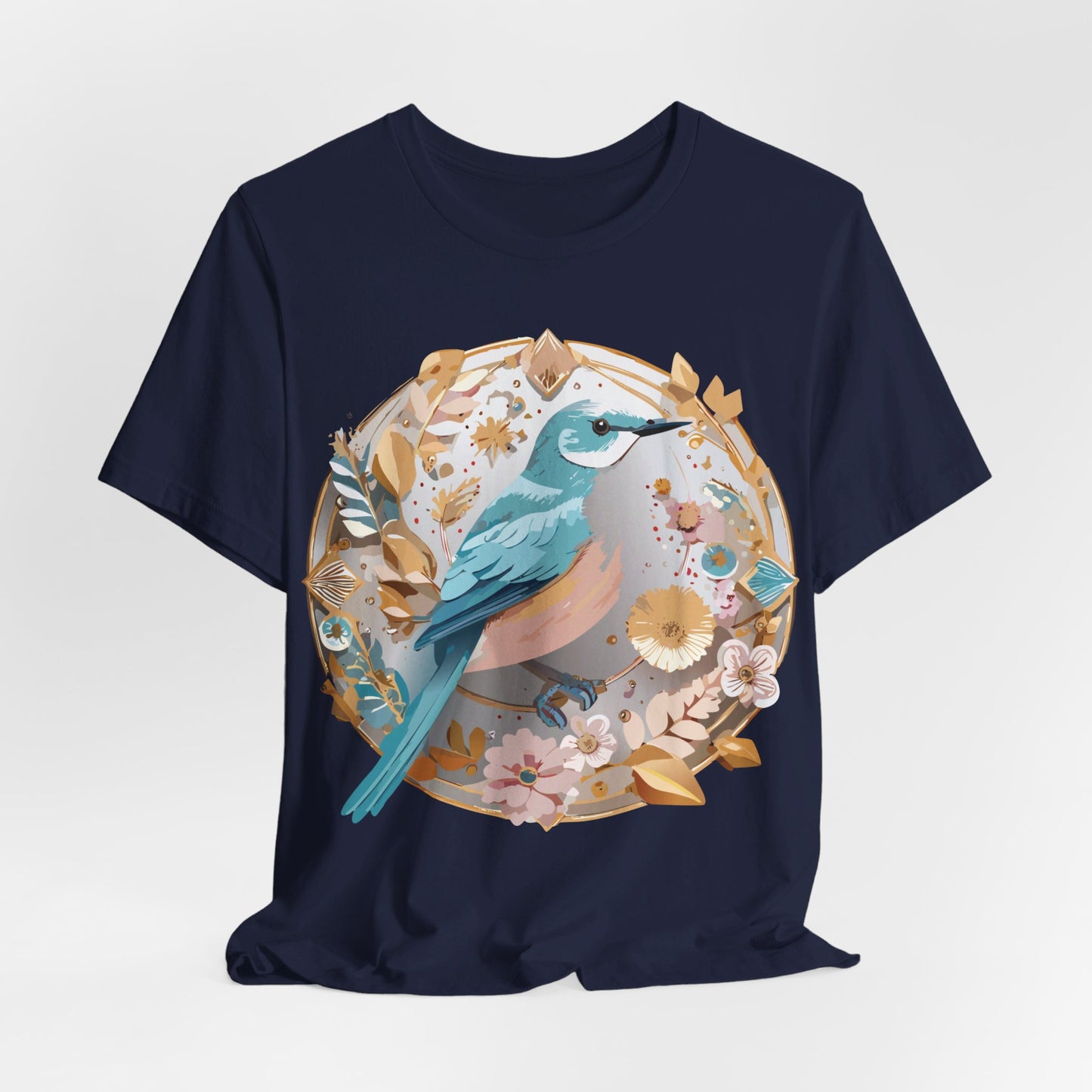 Natural Cotton Tee Shirt - Medallion Collection Printify