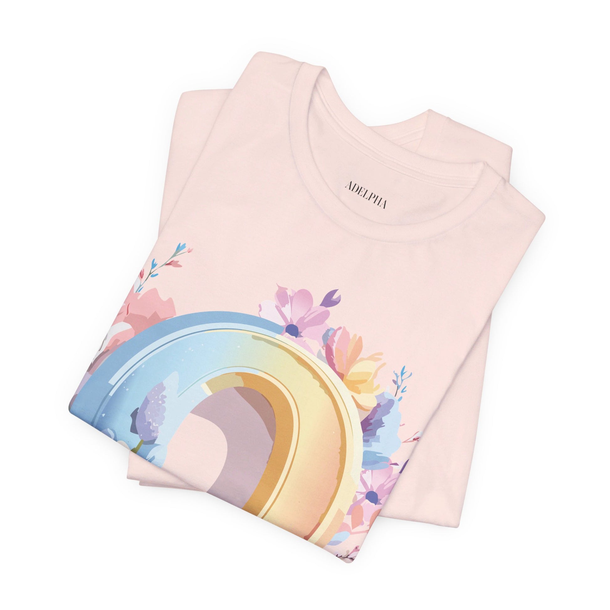 Natural Cotton Tee Shirt - Letters Collection - O Printify