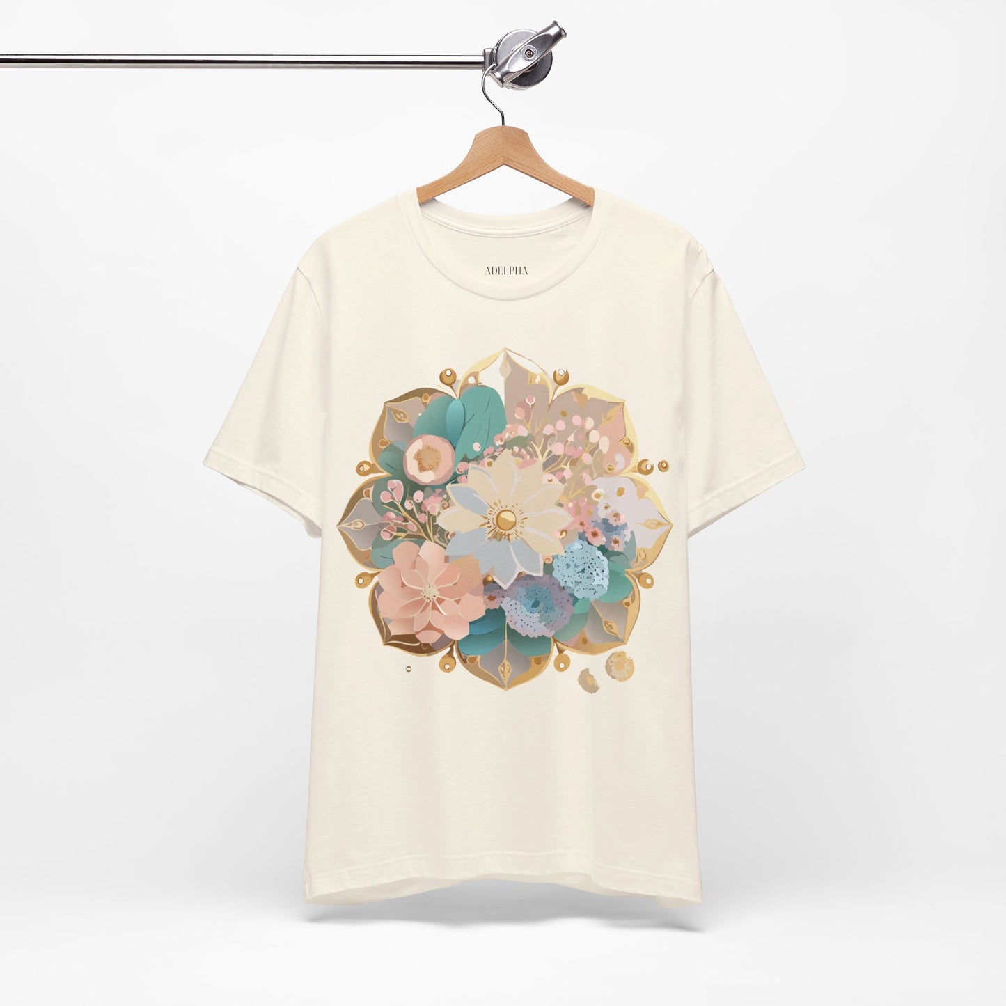 Natural Cotton Tee Shirt - Medallion Collection Printify