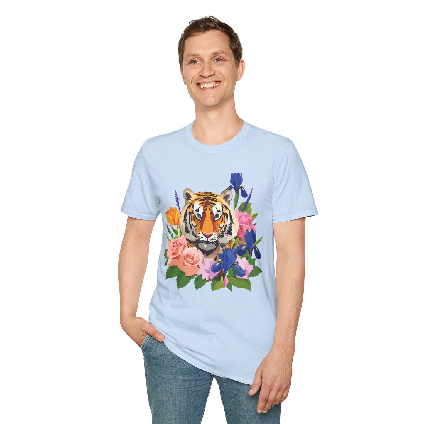 Tiger Shirt, Shirt with Tiger, Animal Tee, Shirt with Animals