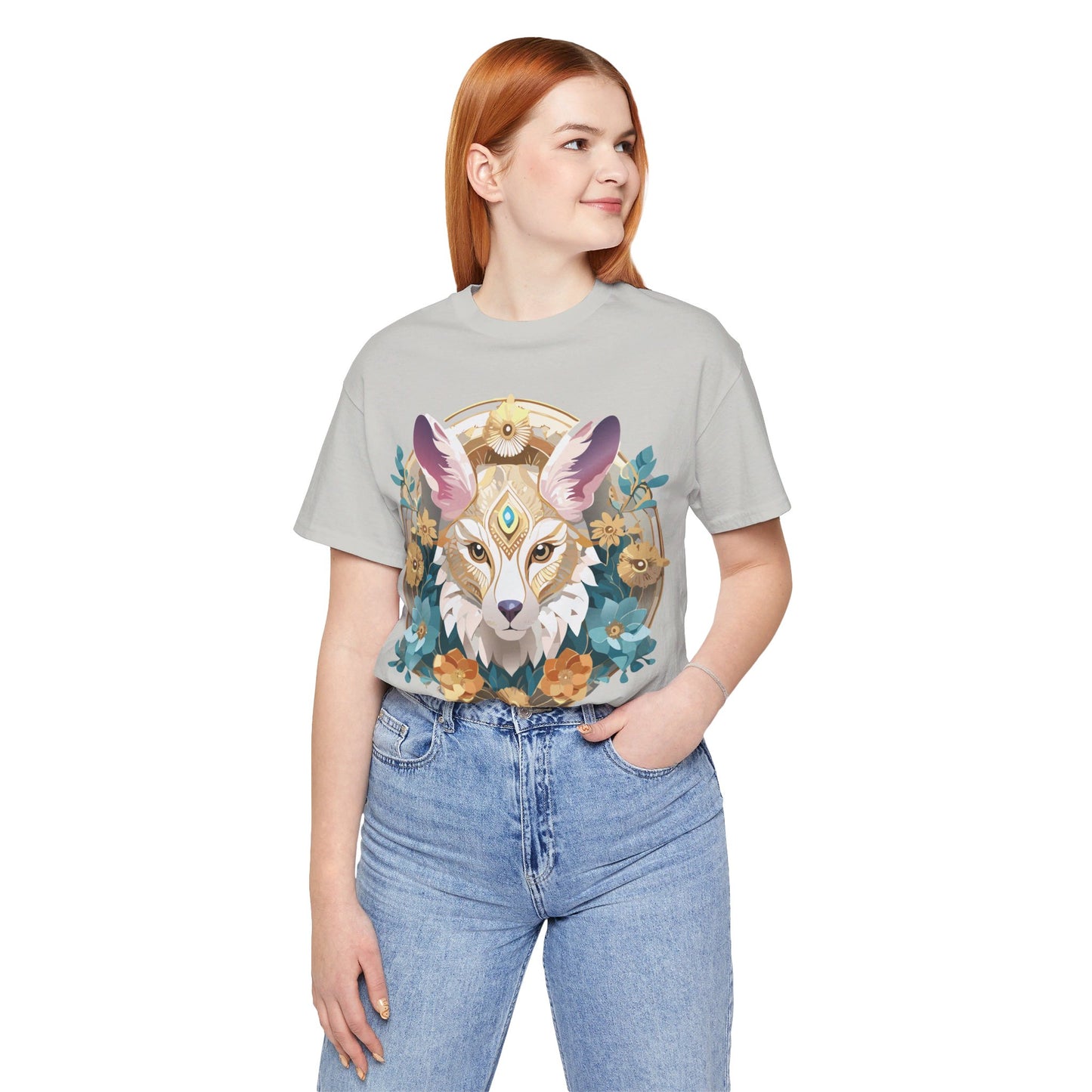 Natural Cotton Tee Shirt - Medallion Collection Printify