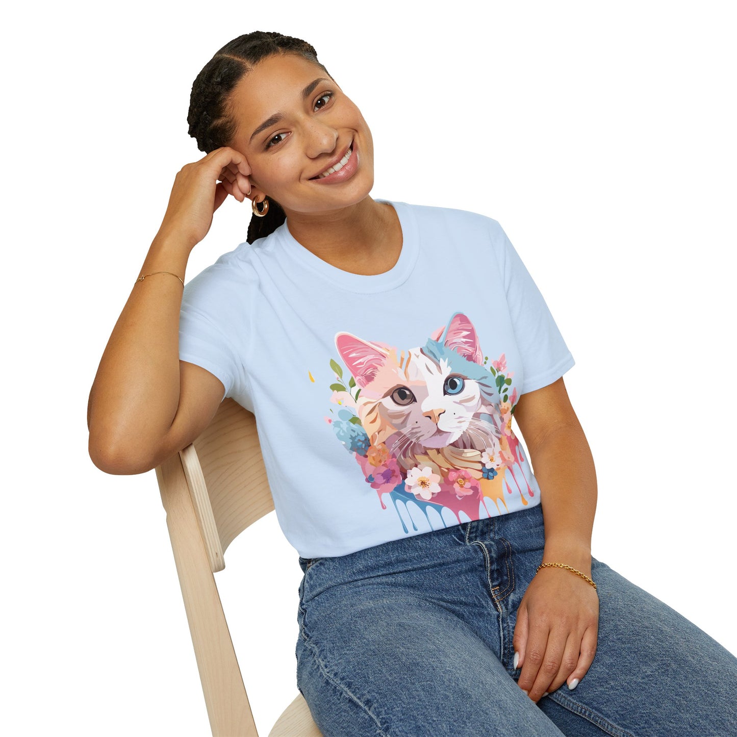 Cat Shirt, Shirt with Cat, Cats Tee, Kitten Tee