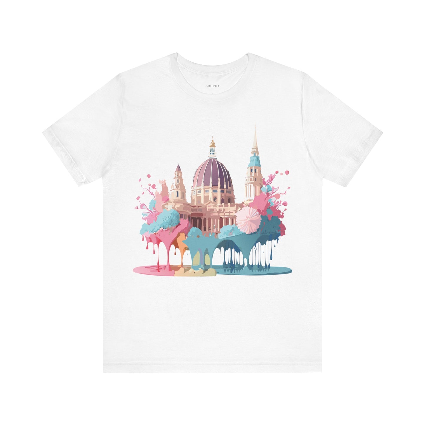 Natural Cotton Tee Shirt - Beautiful Places Collection - Vienna Printify