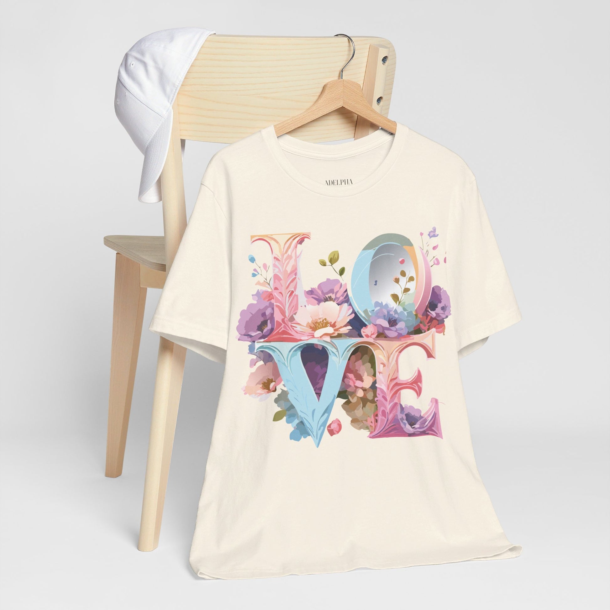 Natural Cotton Tee Shirt - Love story Collection Printify