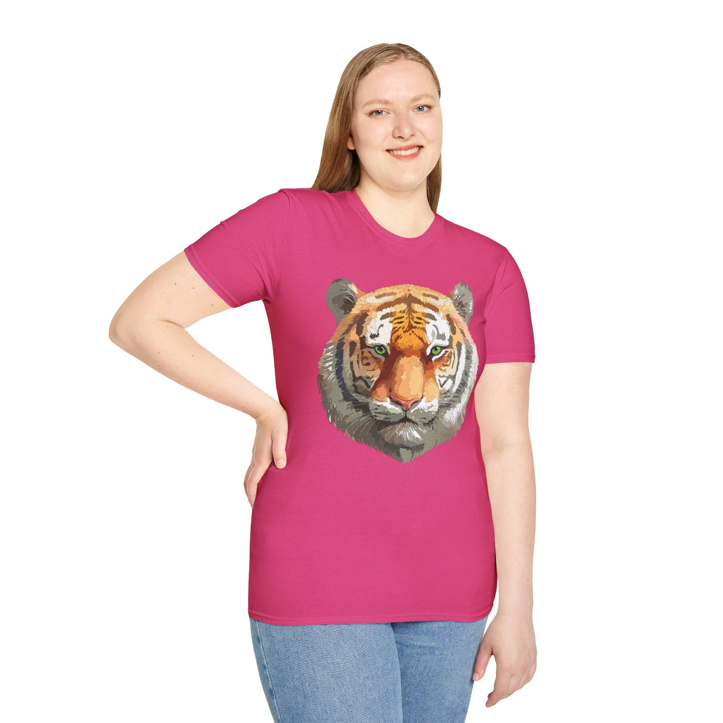 Tiger Shirt, Shirt with Tiger, Animal Tee, Shirt with Animals