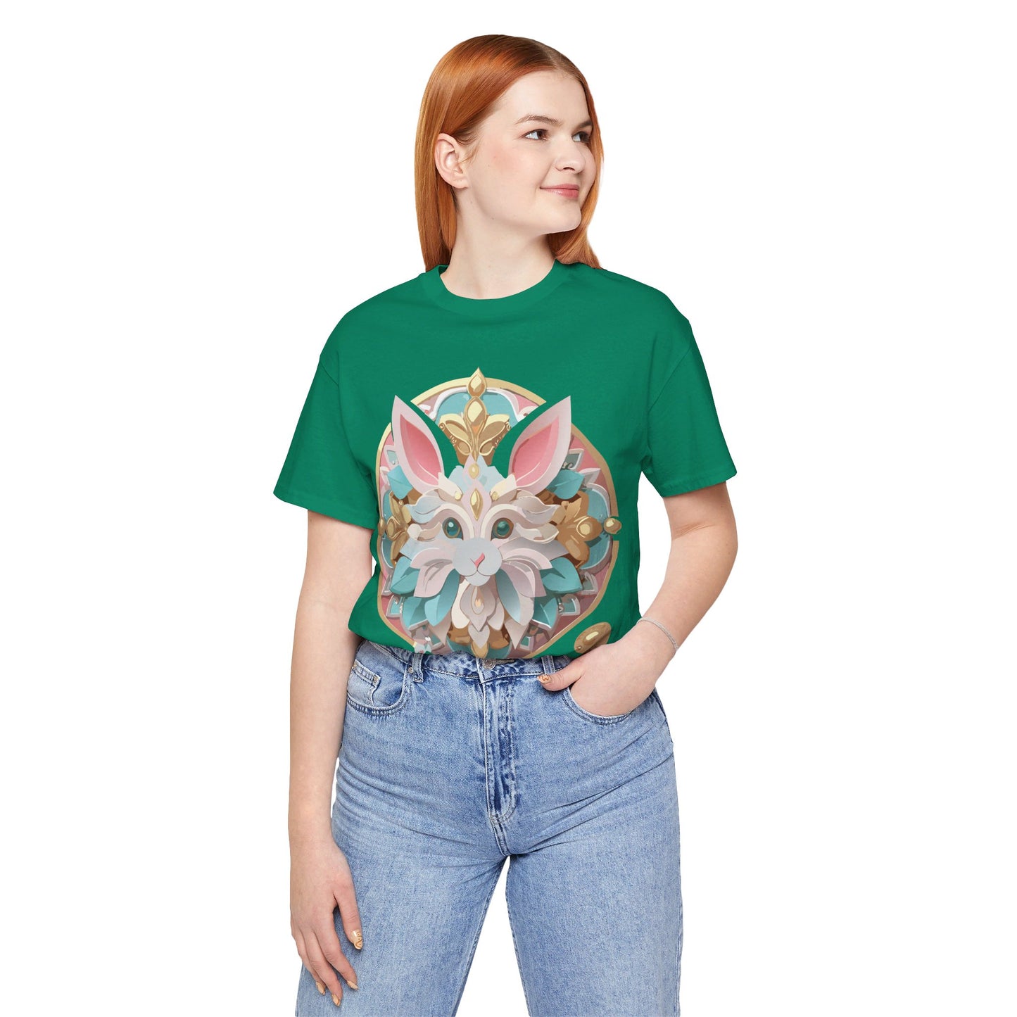Natural Cotton Tee Shirt - Medallion Collection Printify