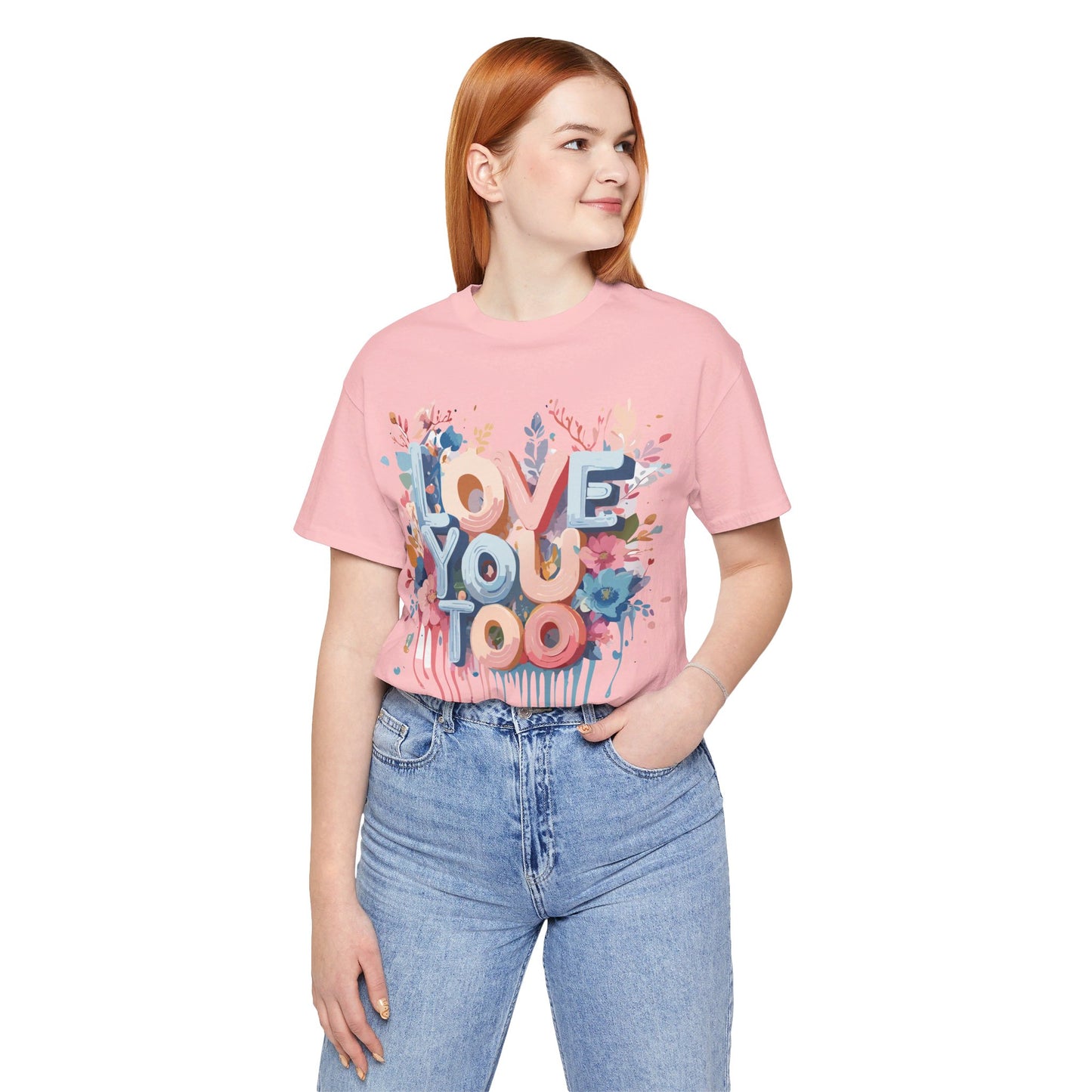 Natural Cotton Tee Shirt - Love story Collection Printify