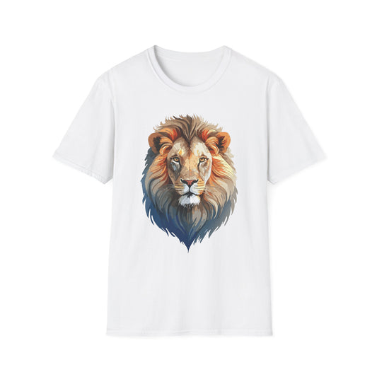 Lion Shirt, Shirt with Lion, Floral Lion Tee, Shirt with Animals