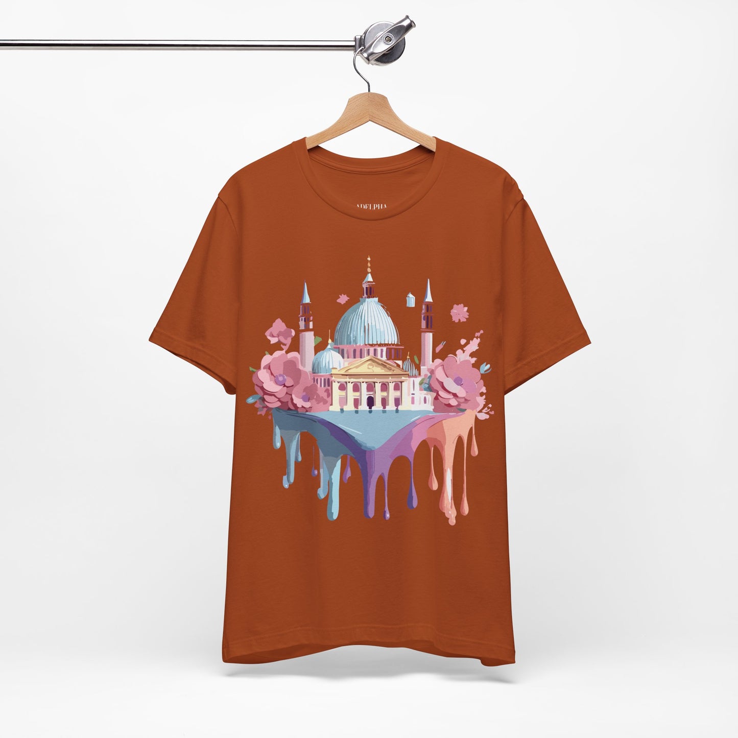 Natural Cotton Tee Shirt - Beautiful Places Collection - Venice Printify