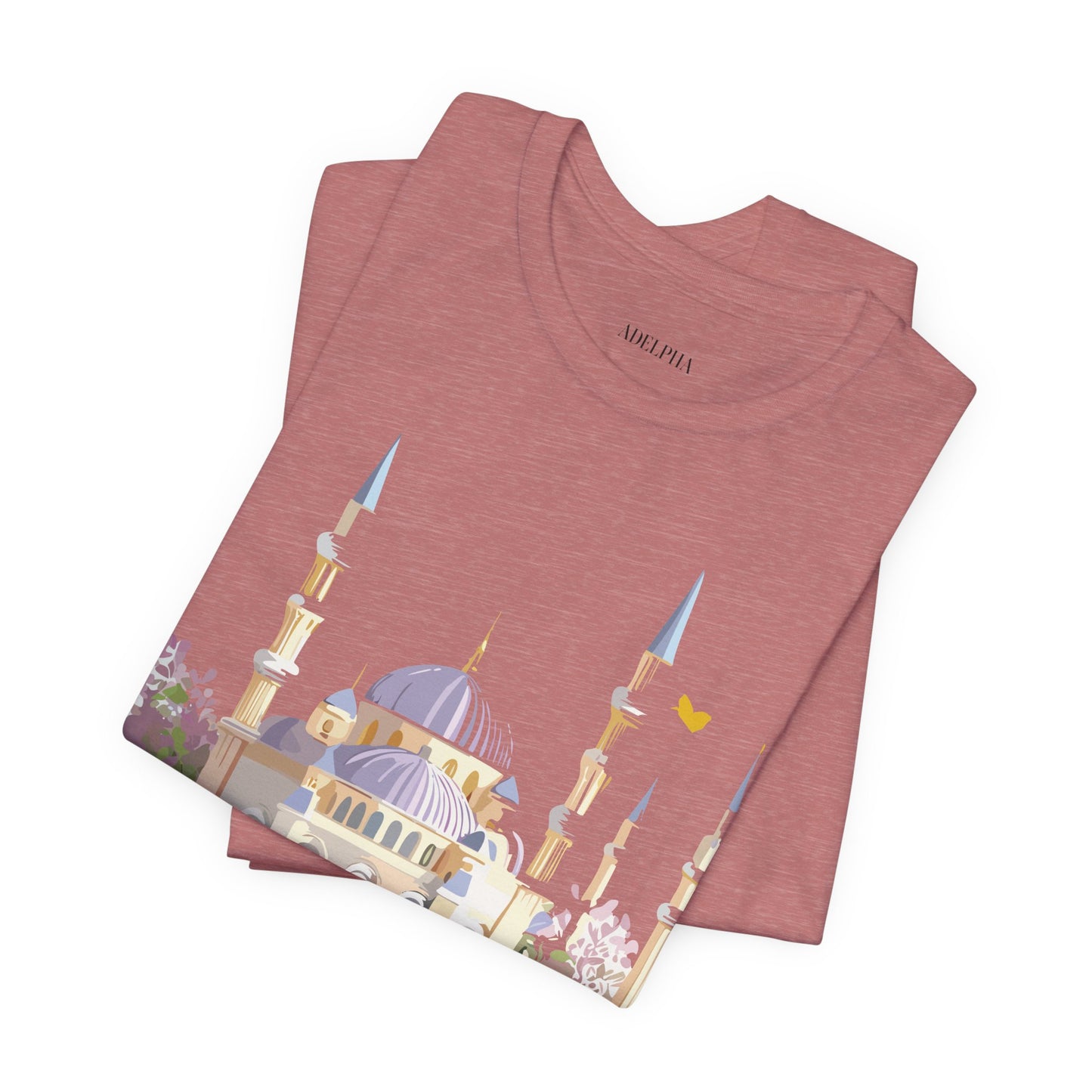Natural Cotton Tee Shirt - Istanbul, Turkey Printify